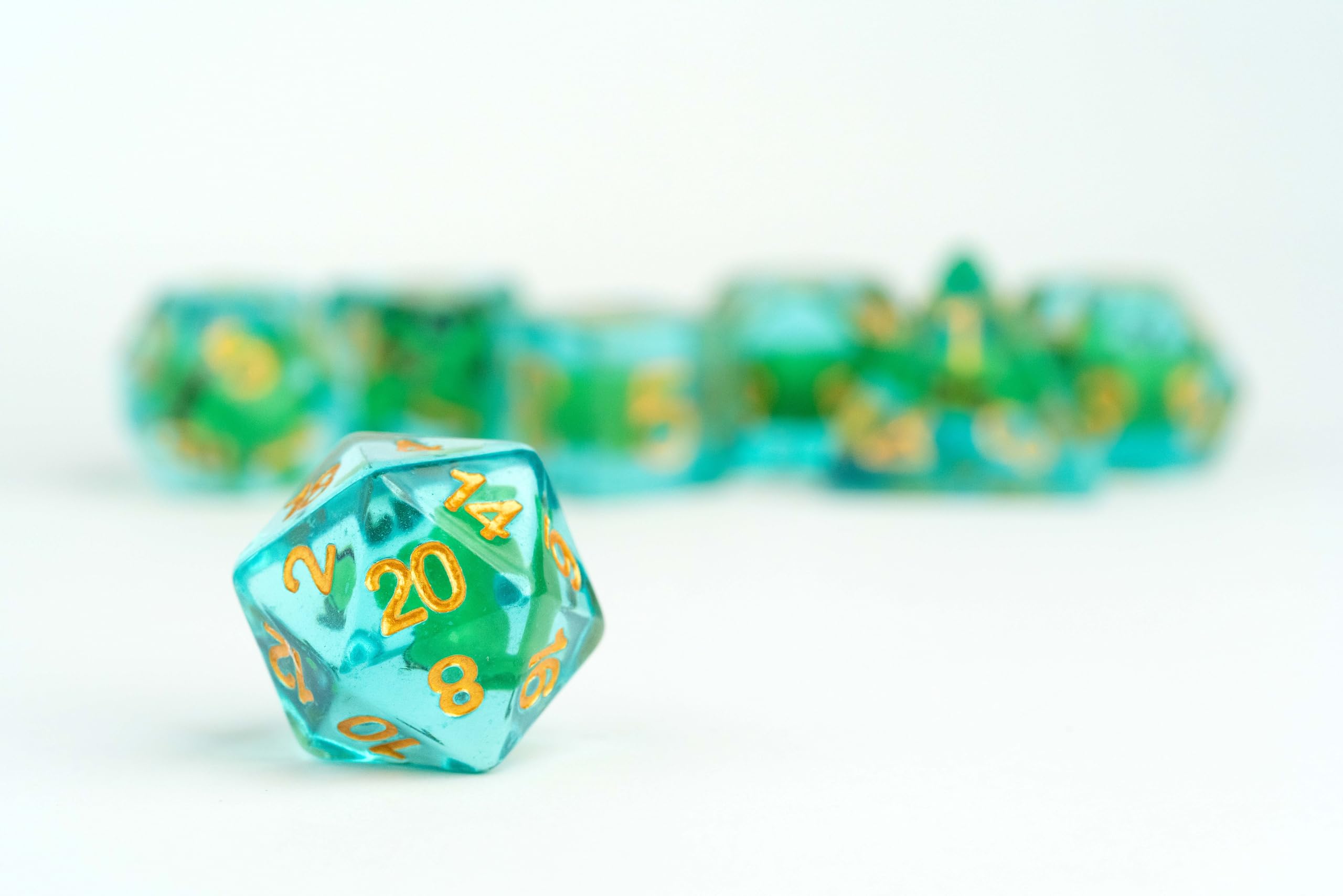 Fanroll By Metallic Dice Games Pathfinder Goblin Inclusion Dice Set