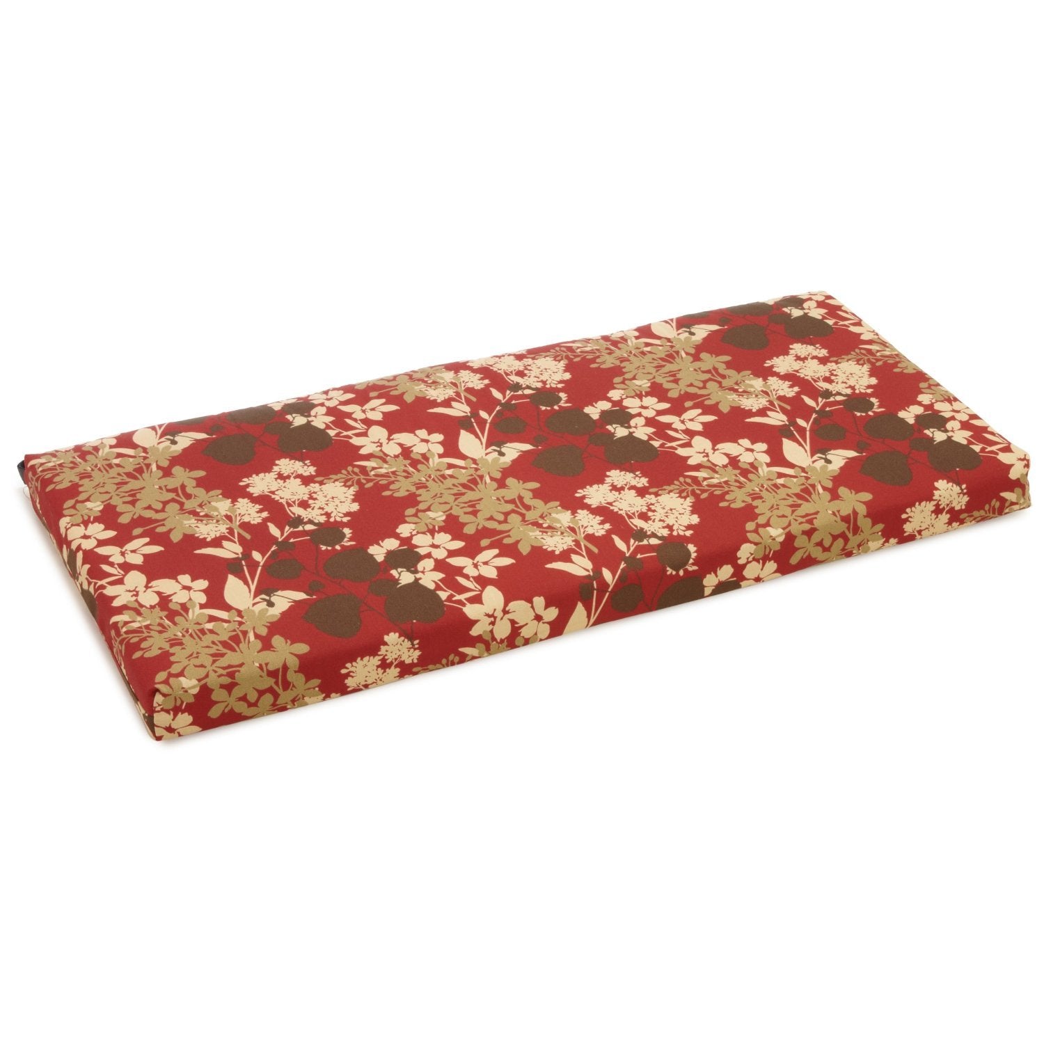 42-inch by 19-inch Spun Polyester Loveseat Cushion - Montfleuri Sangria
