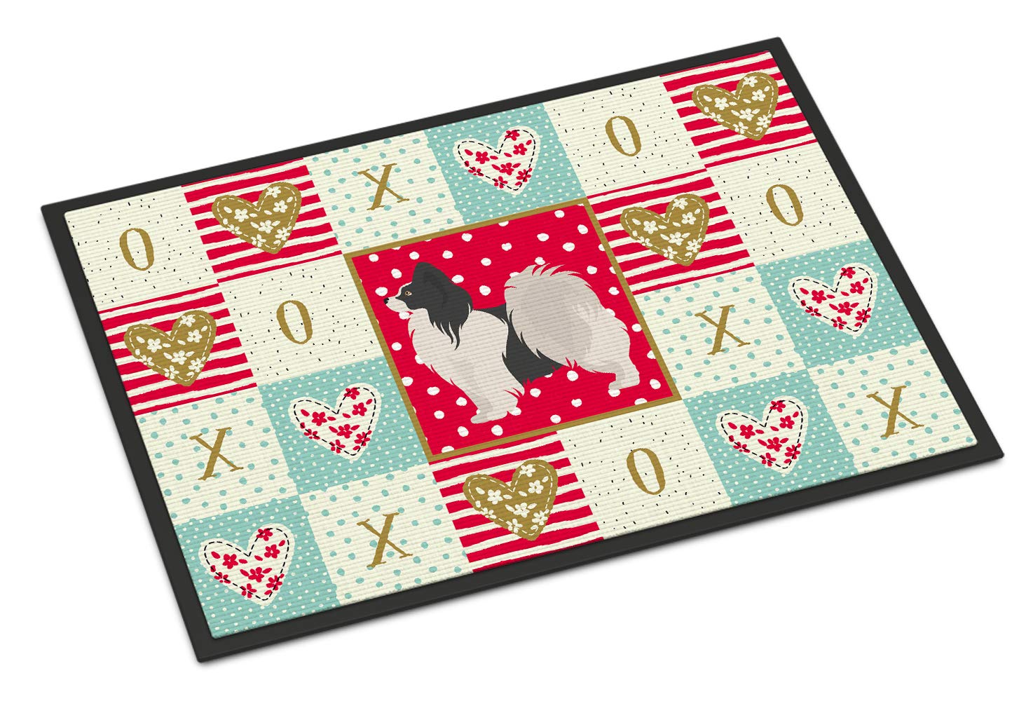 Papillon #2 Love Indoor or Outdoor Mat 24x36 CK5872JMAT