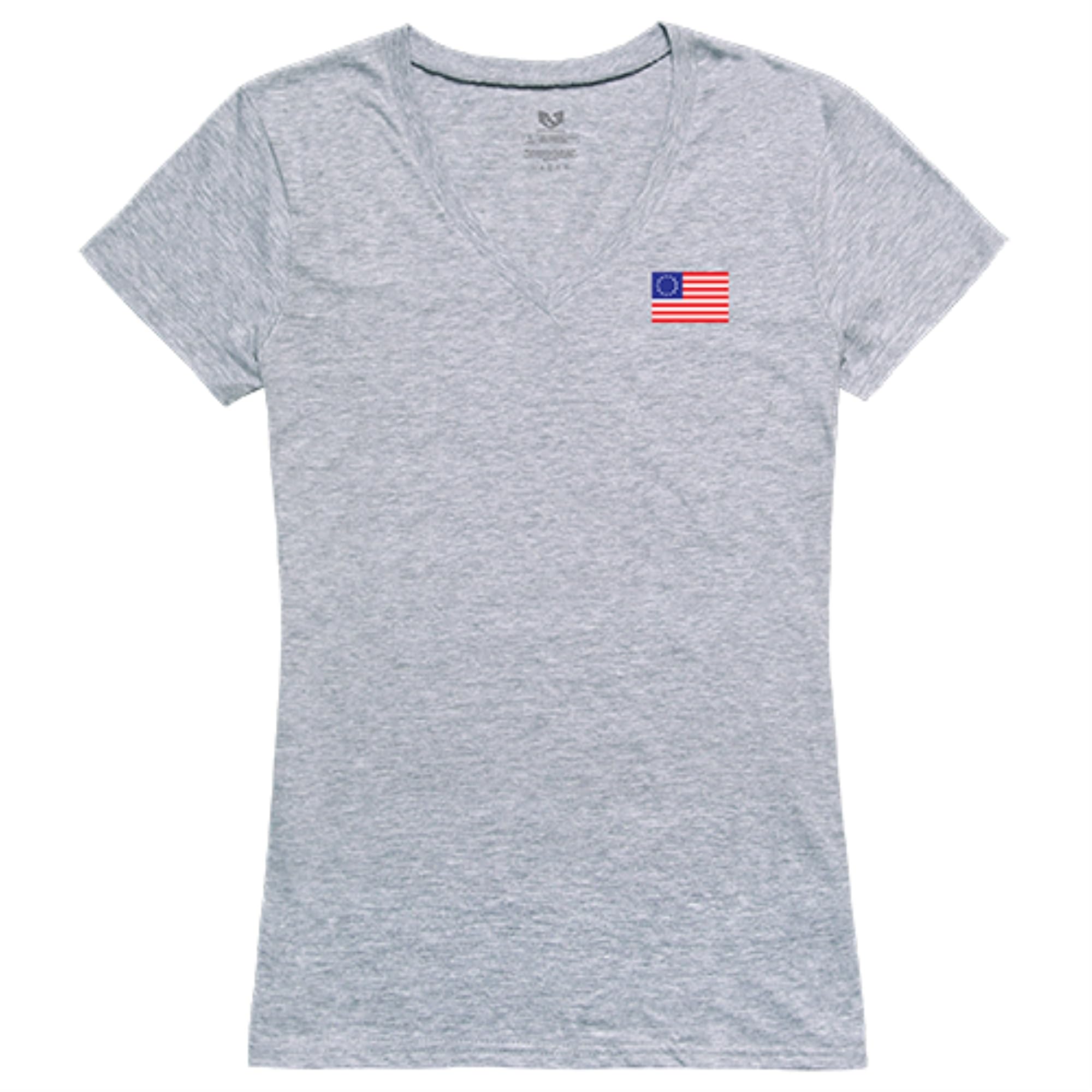 Graphic V-Neck, Betsy Ross 1, HGY, 2X