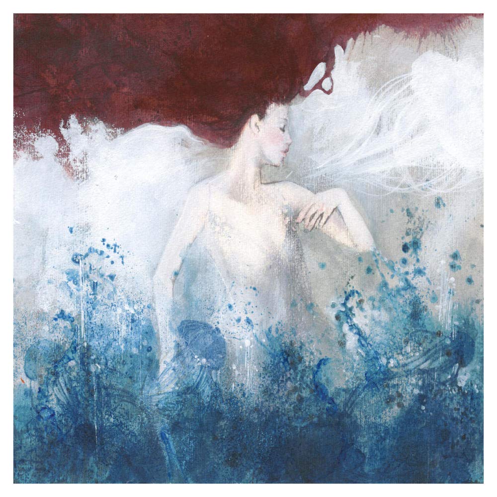Mermaid-Paper Art-38x38”