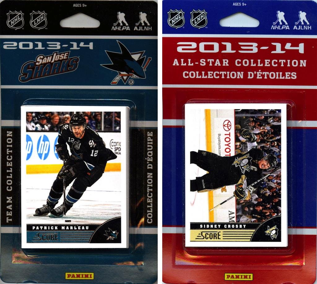 NHL San Jose Sharks Licensed 2013-14 Score Team Set and All-Star Set