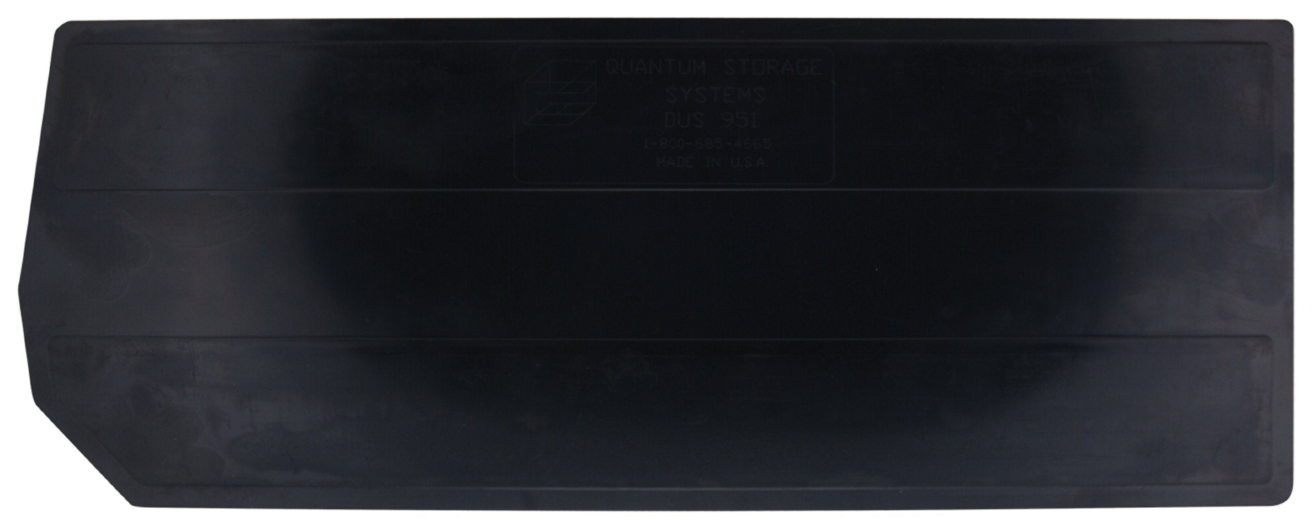 Bin Divider, for use with QUS951, black, Made in USA, pack of 6