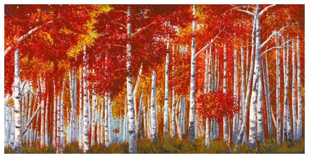 Betulle Rosse-Paper Art-74x38”