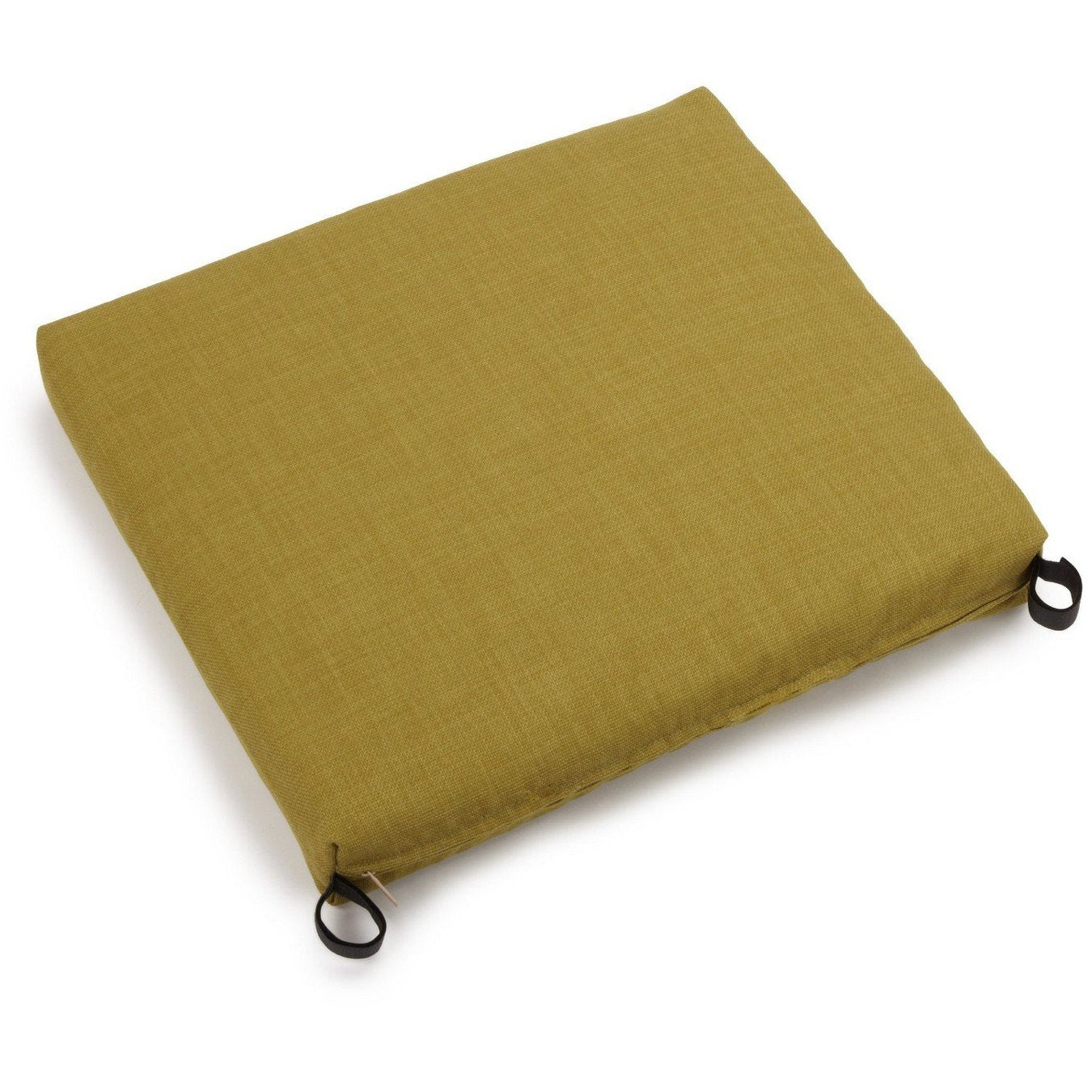 20-inch by 19-inch Spun Polyester Chair Cushion  - Avocado