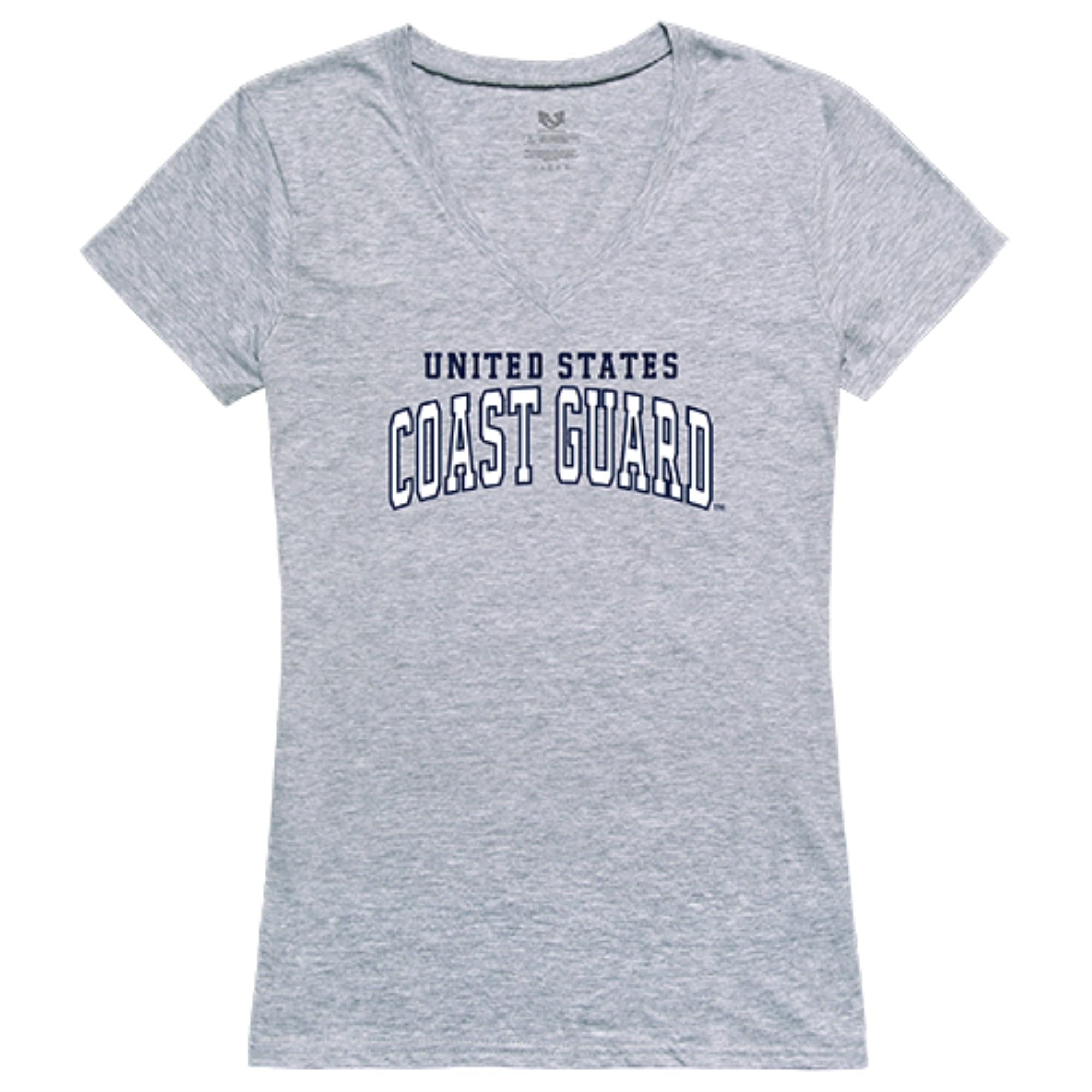 Graphic V-Neck, Coast Guard 1, HGY, M