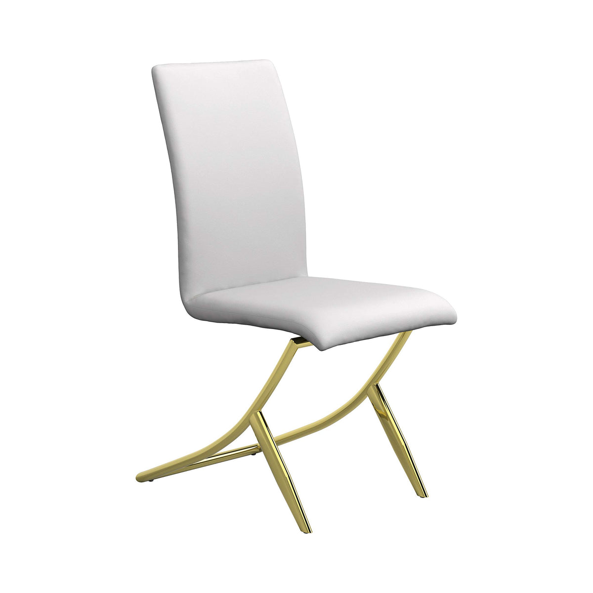 Coaster Home Furnishings Carmelia Upholstered Side Chairs White (Set Of 4)