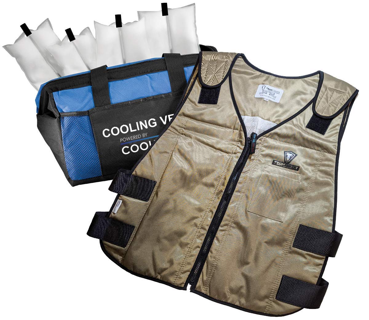 TechNiche Phase Change Cooling Vest, Powered by Cool Pax