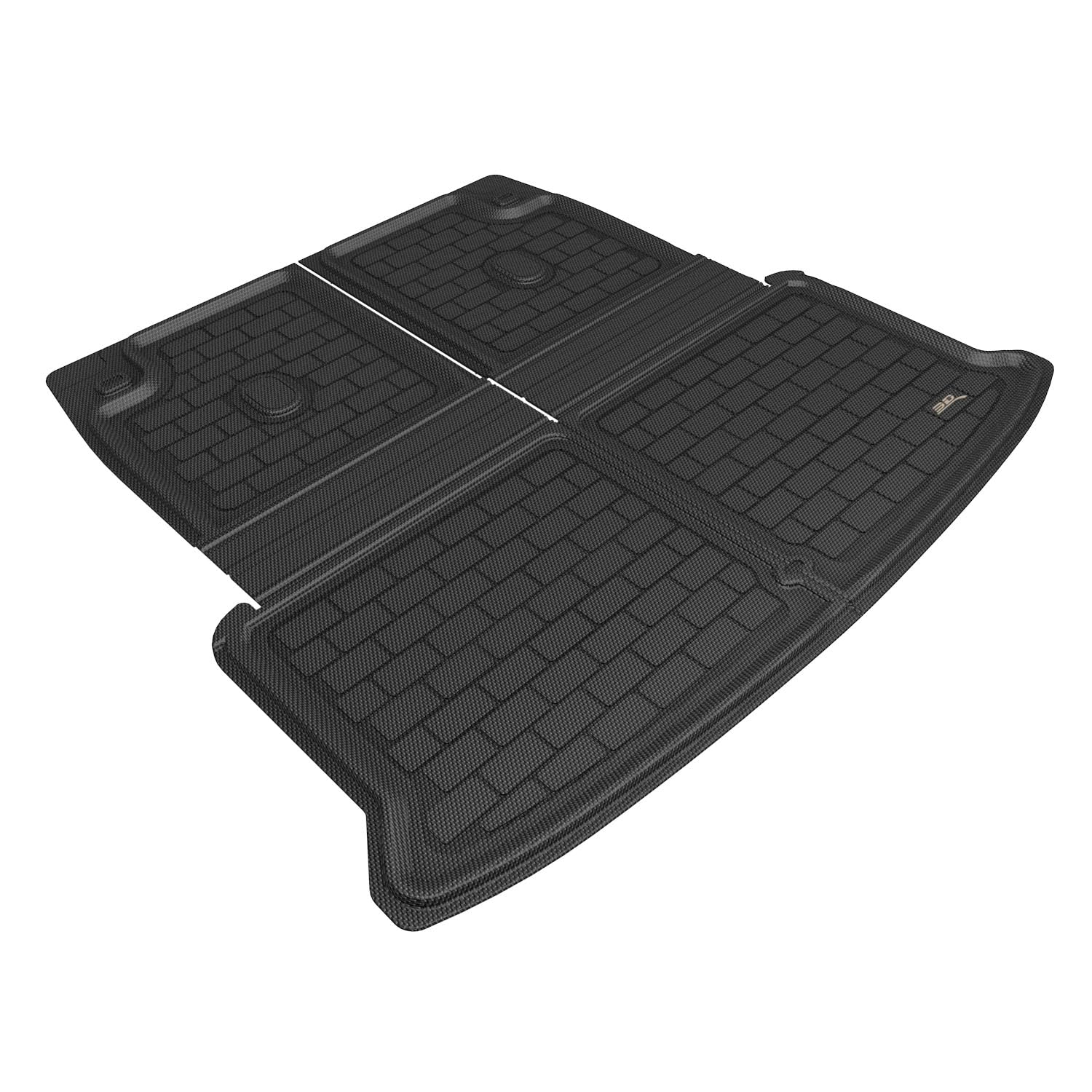 3D MAXpider Compatible with LEXUS TX 2024-2026 KAGU BLACK FOLDABLE CARGO LINER (R3, ELECTRIC)