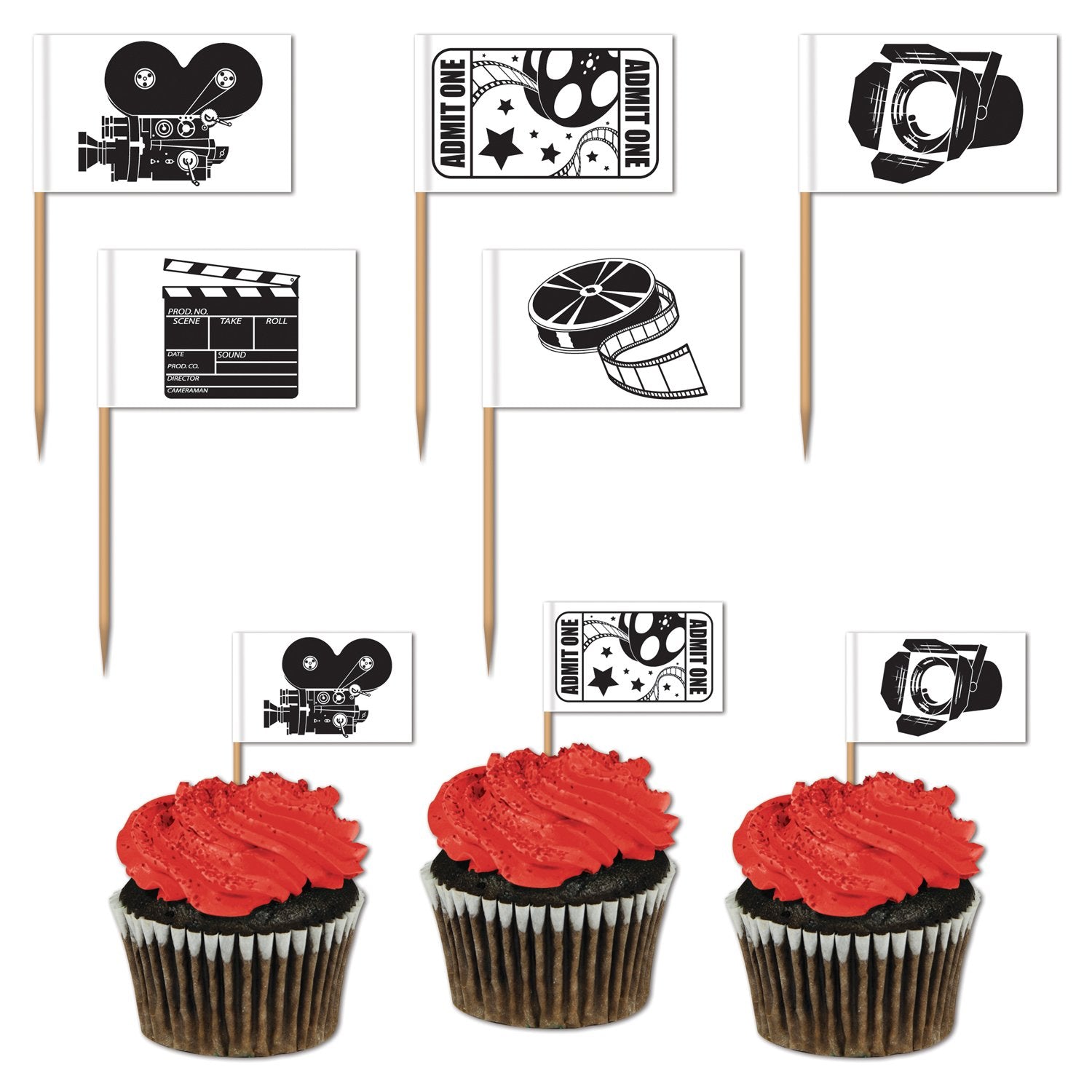 Movie Set Picks (Pack of 12)