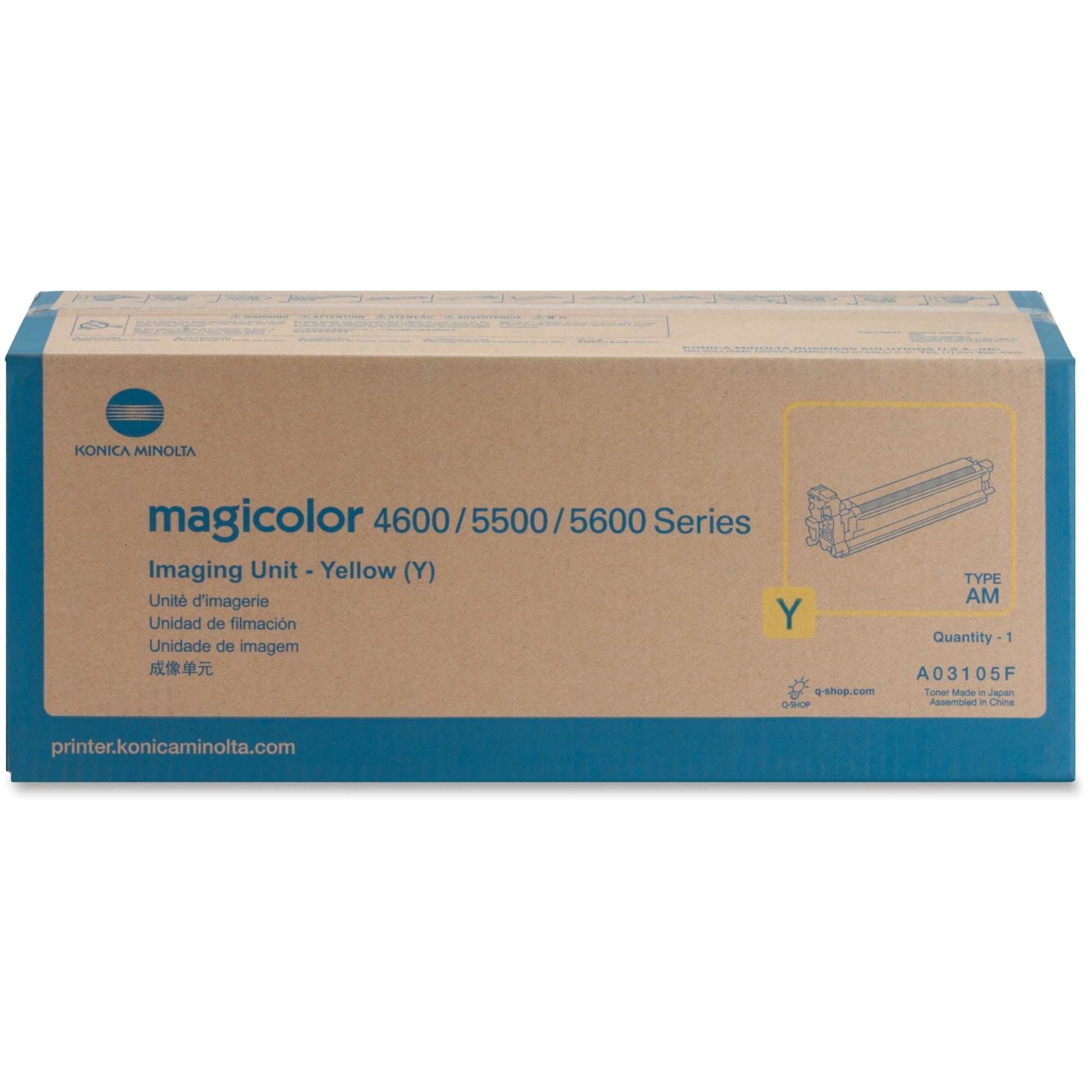 KONICA MAGICOLOR 5550 YELLOW IMAGE DRUM, 30k yield