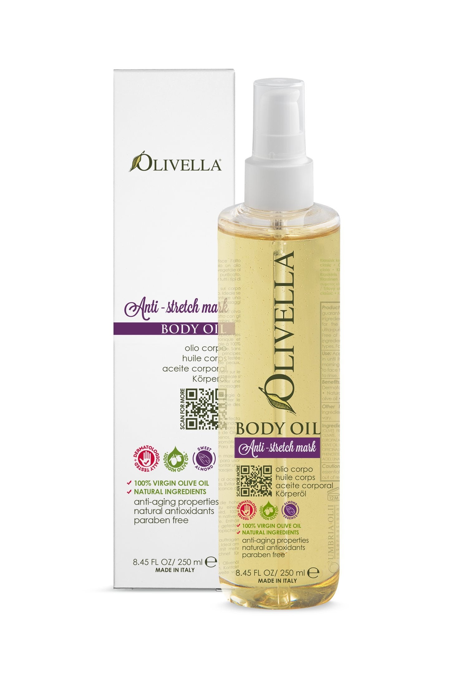 Olivella Body Oil (250 ml) Anti-stretch Mark