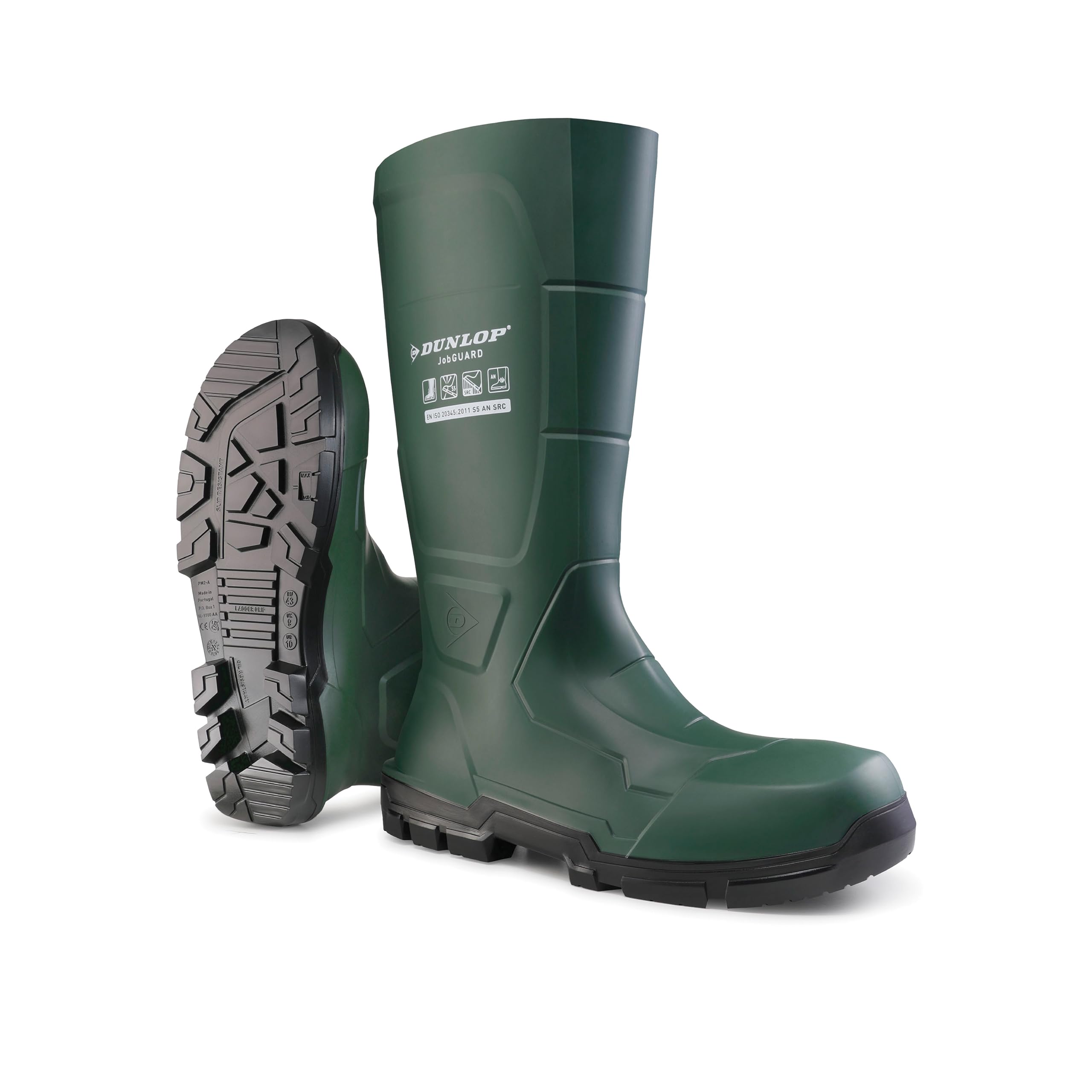 Dunlop Mens PVC Acifort Boots Green 14 US Waterproof 1 pk, (Pack of 1)