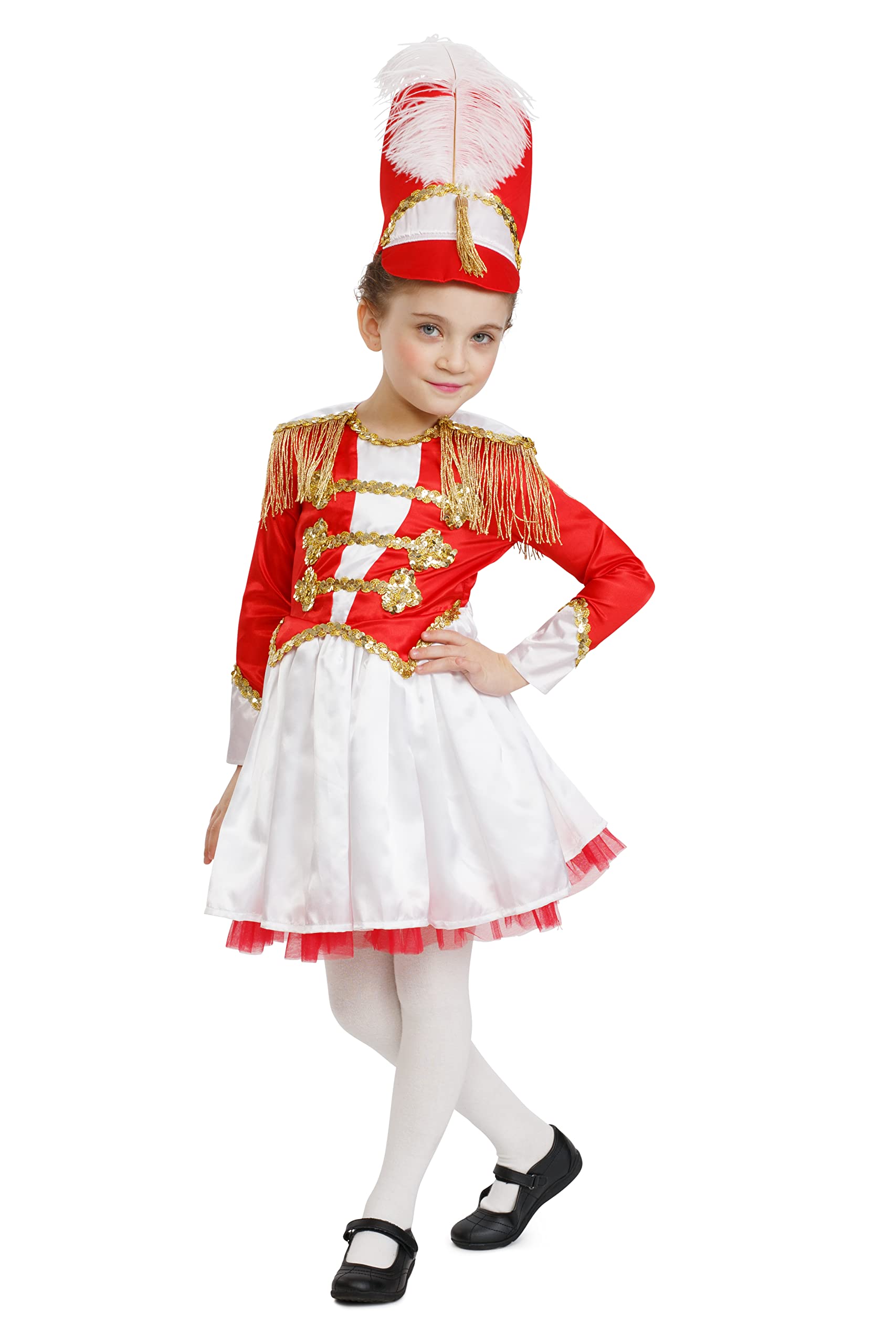 Dress Up America Fancy Drum Majorette - S (4-6)