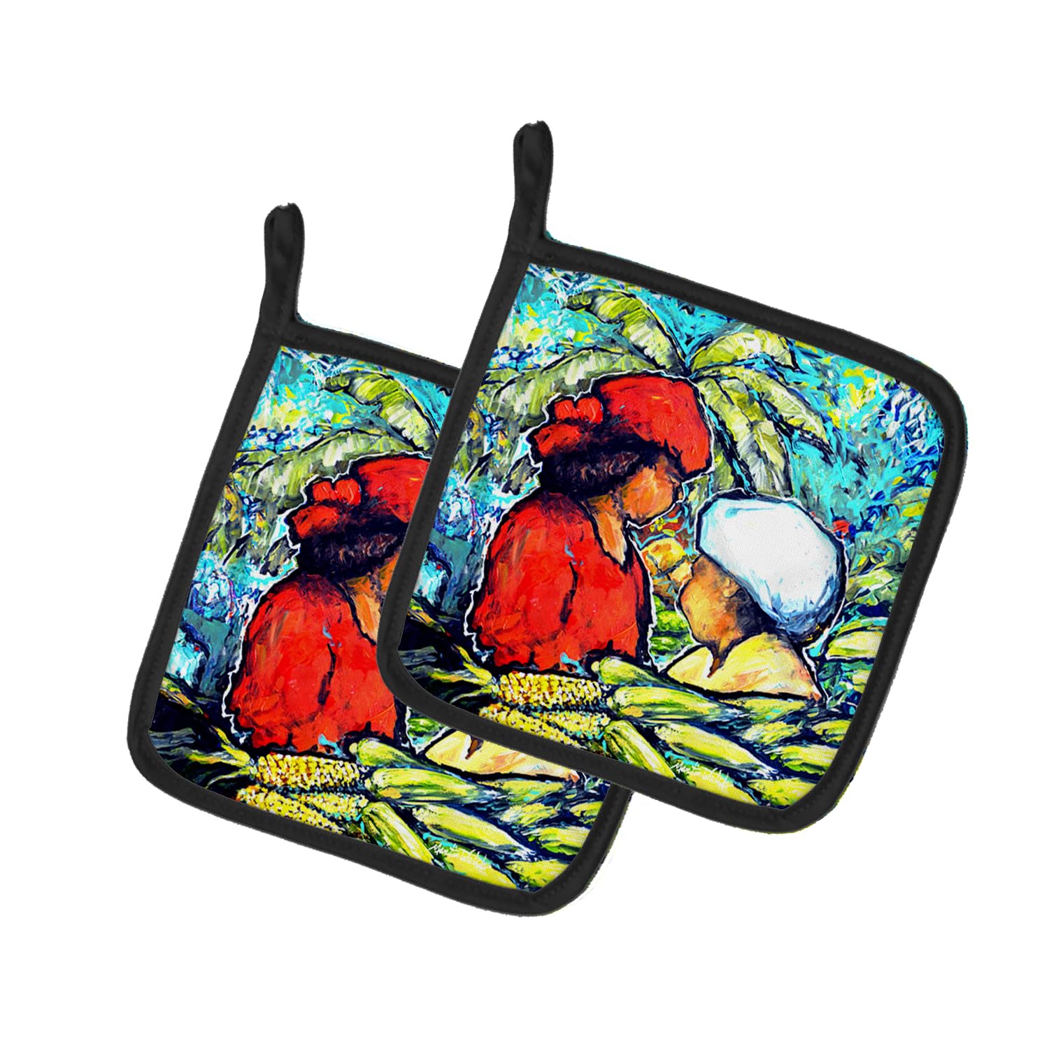 Market Day Pair of Pot Holders