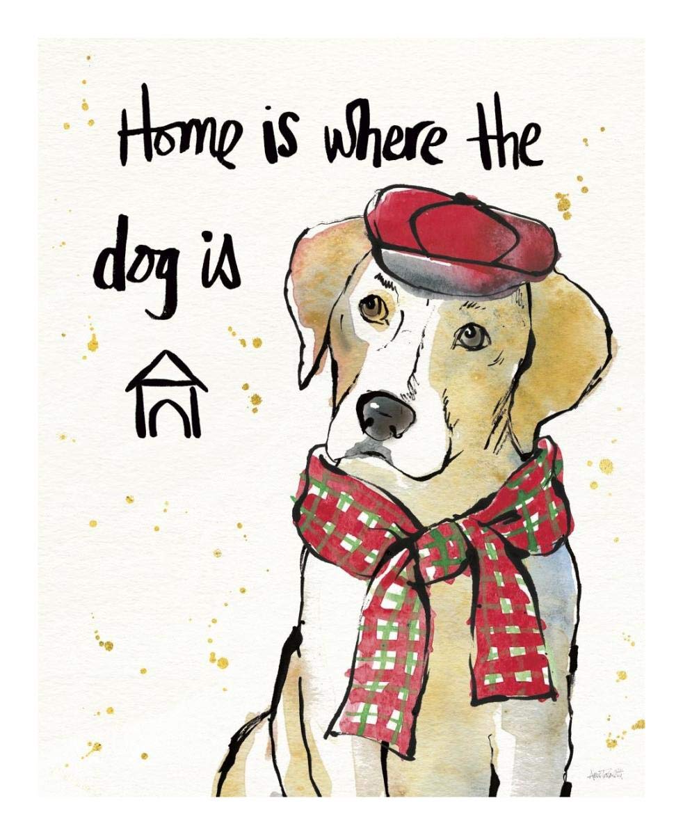 Strike a Paws II Christmas -Paper Art-18x22”