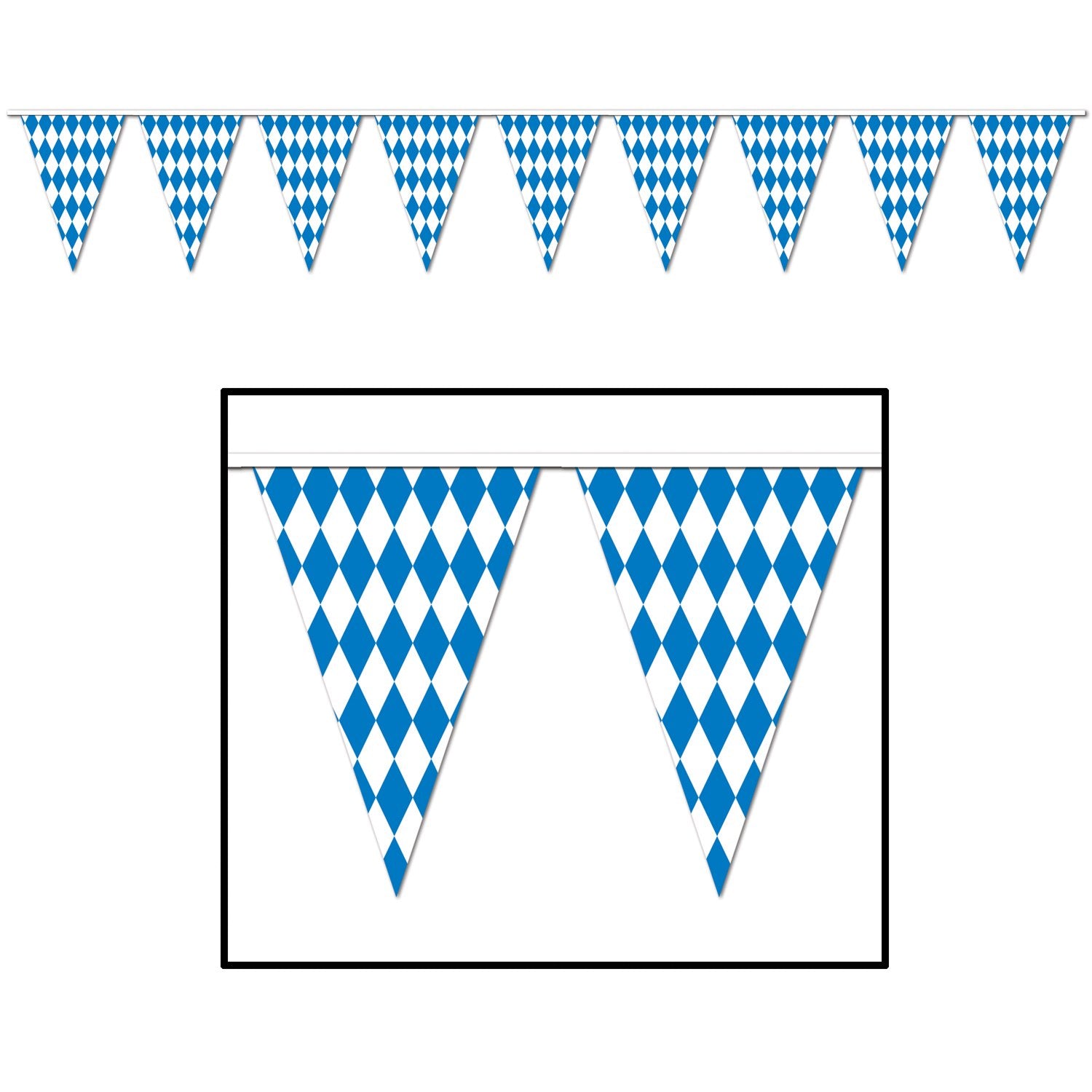 Oktoberfest Pennant Banner (Pack of 12)