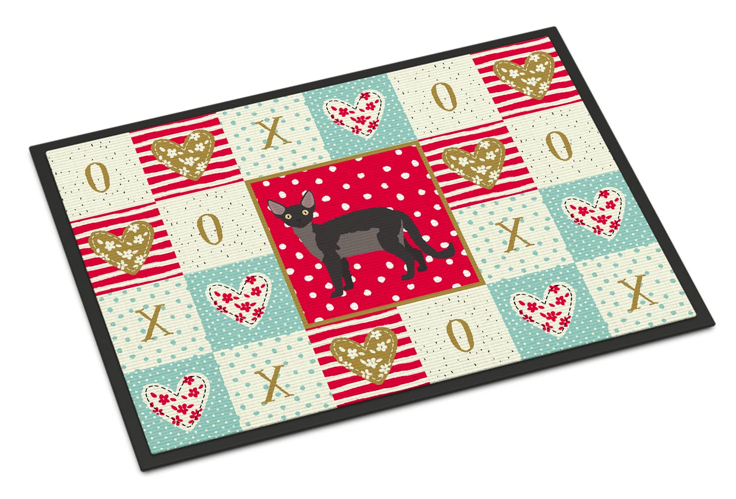 Devon Rex Cat Love Indoor or Outdoor Mat 18x27 CK5595MAT