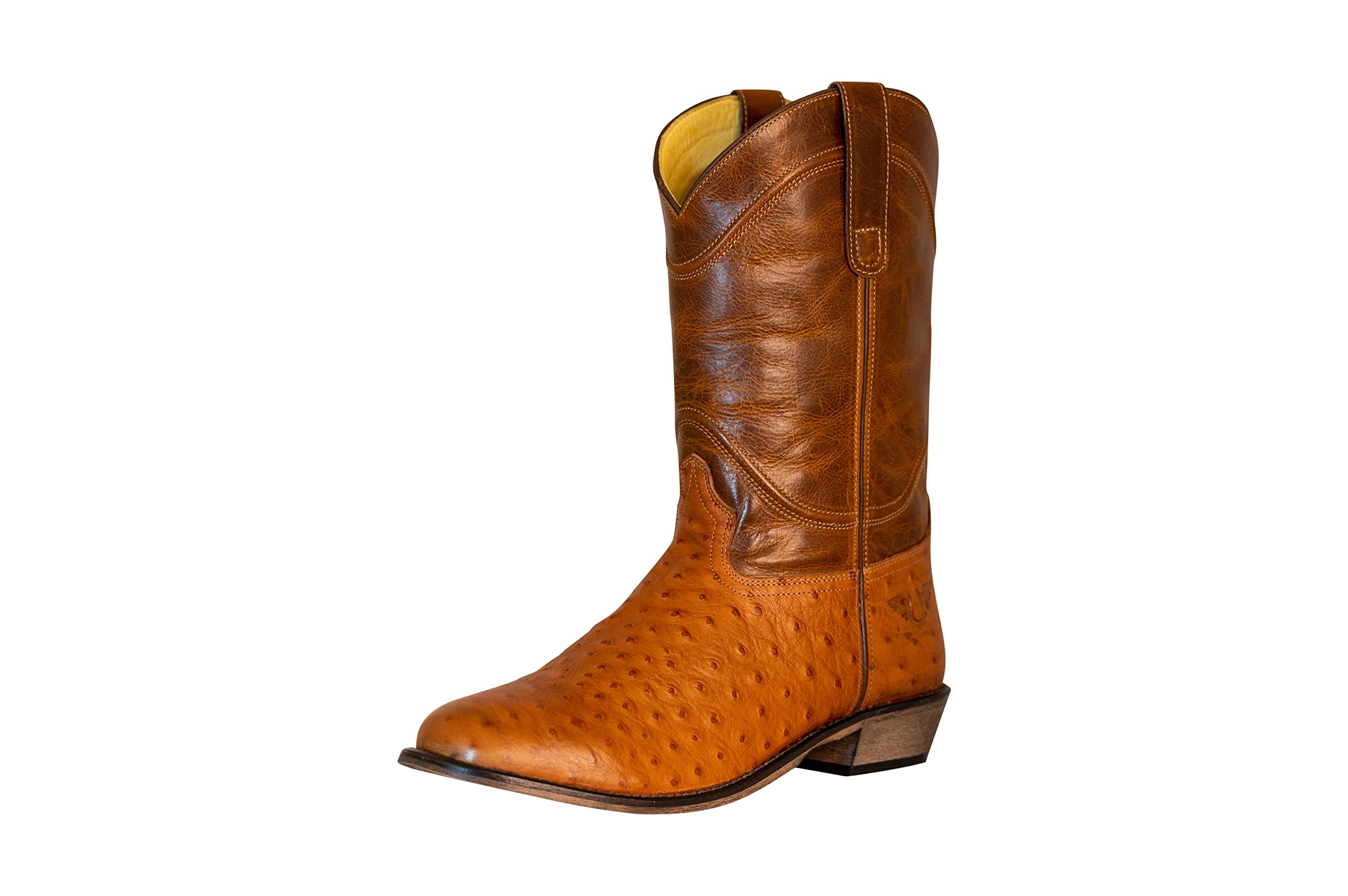 TuffRider Mens Norris Wide Round Toe Western Boot