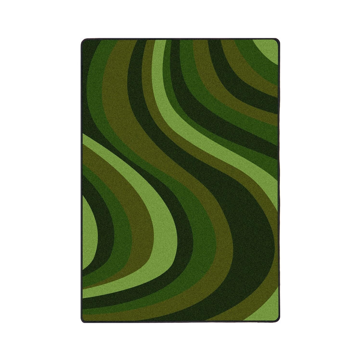 On the Curve 310 x 54??area rug in color Green