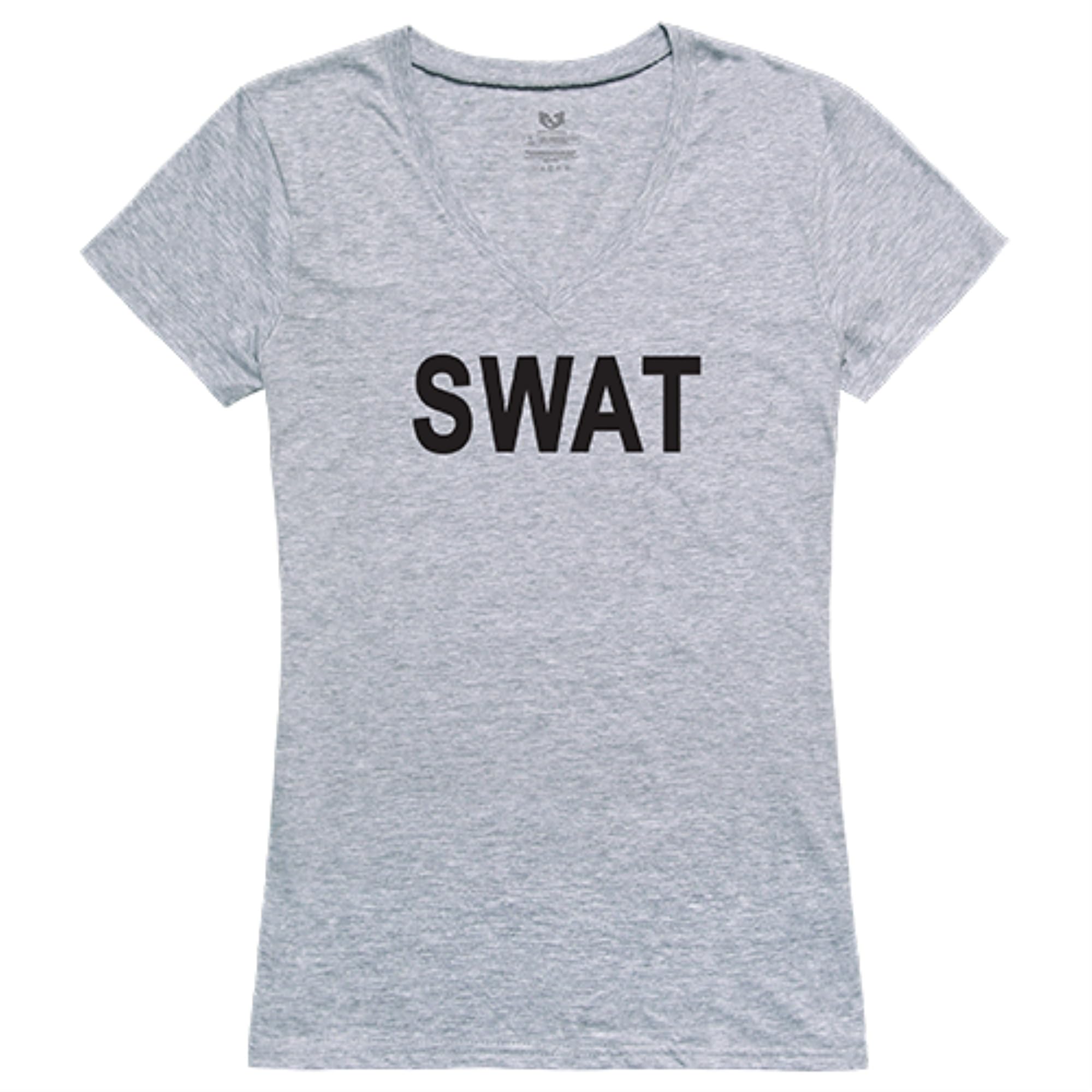 Graphic V-Neck, SWAT, H.Grey, 2X