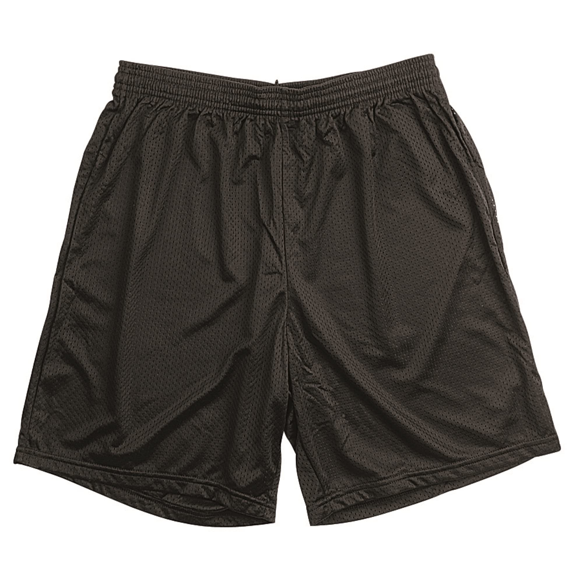 MESH SHORTS-ADULT-L-BLACK
