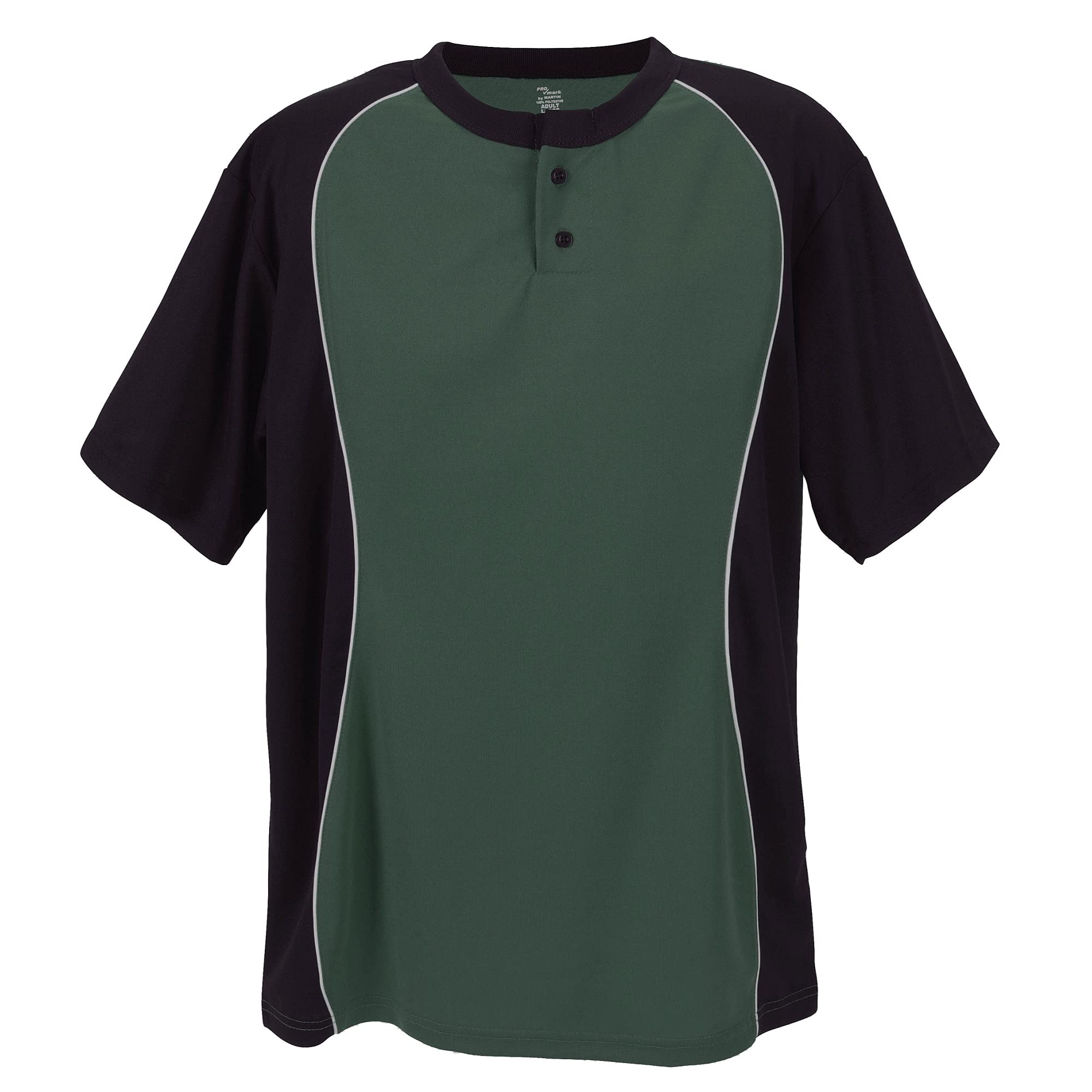 TWO BUTTON PLACKET-ADULT-DARK GREEN-AS