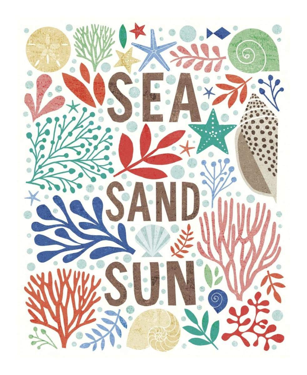 Under Sea Treasures III -Paper Art-18x22”