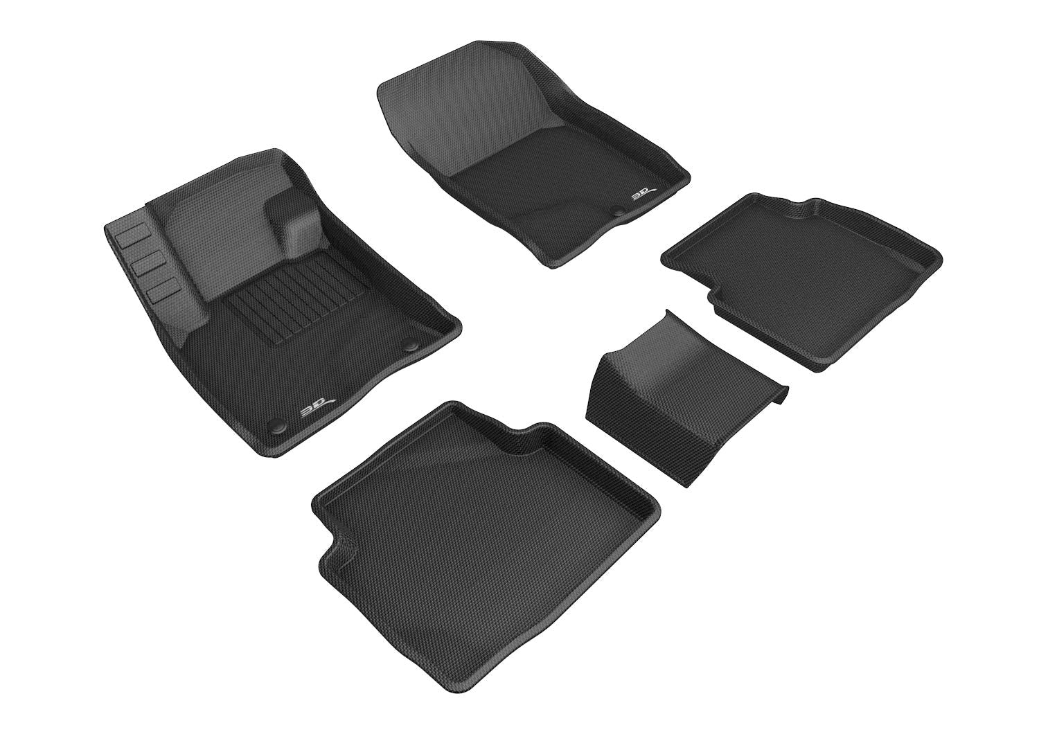 3D MAXpider FORD ESCAPE GASOLINE 2020-2021 KAGU BLACK R1 R2 (3PCS R2)