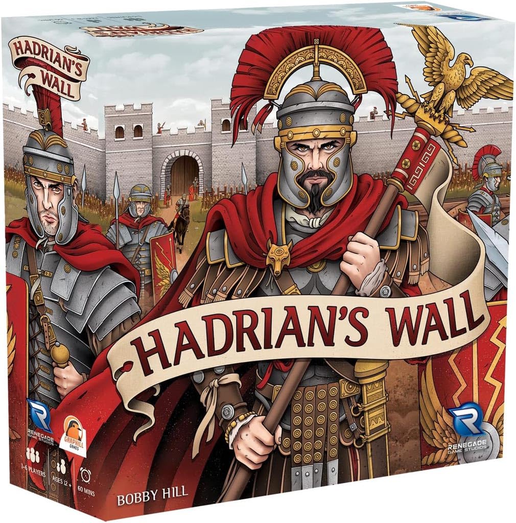 Renegade Game Studios: Hadrians Wall, Strategy Board Game, 60 Minute Play Time, 1 to 6 Players, for Ages 12 and up