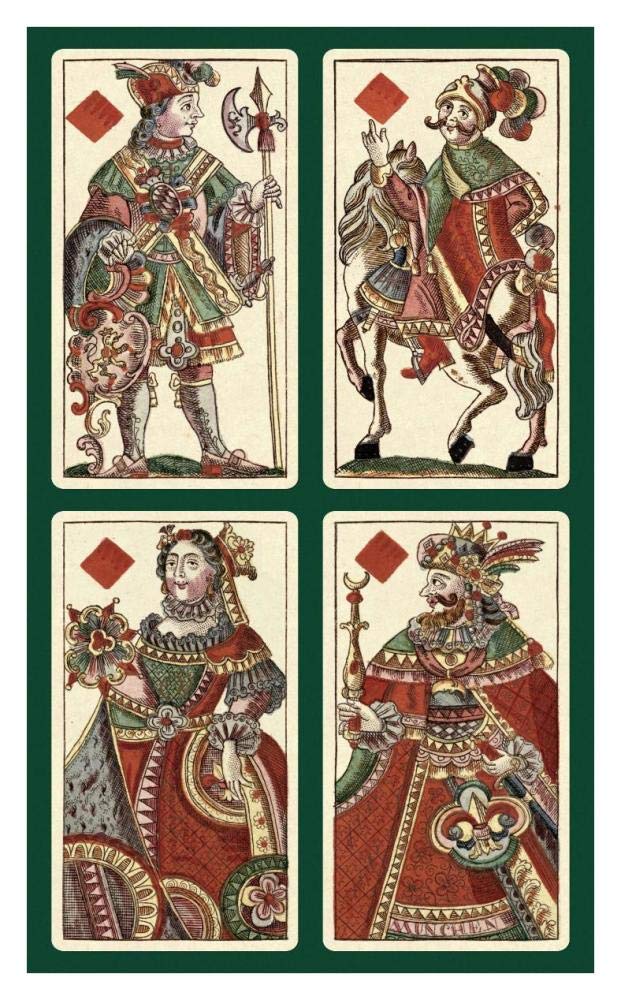 Diamonds (Bauern Hochzeit Deck)-Paper Art-24x38”