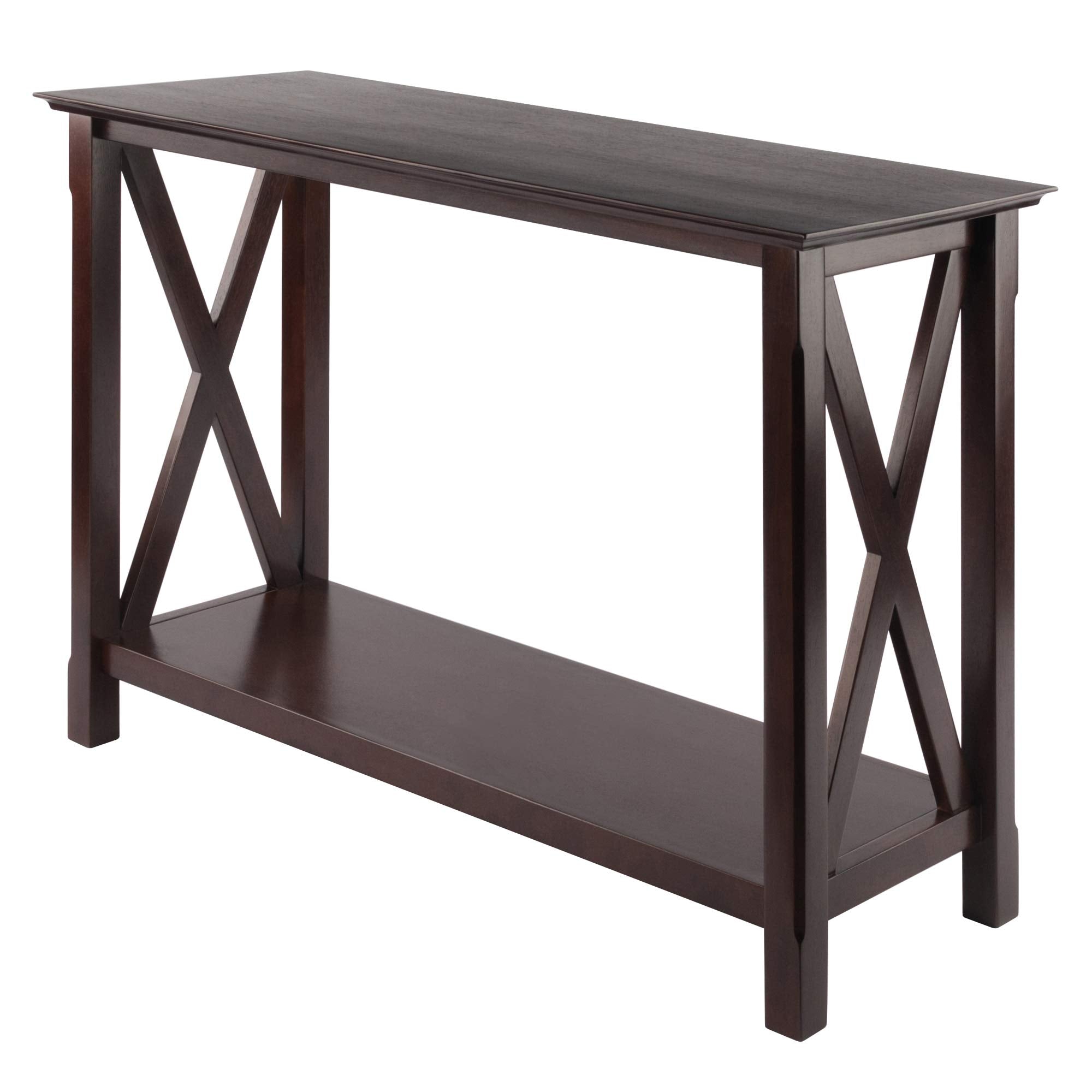Casafoyer 40445 Wood Xola Occasional Table, Cappuccino Product in Inches (L x W x H): 45.0 x 15.98 x 30.0