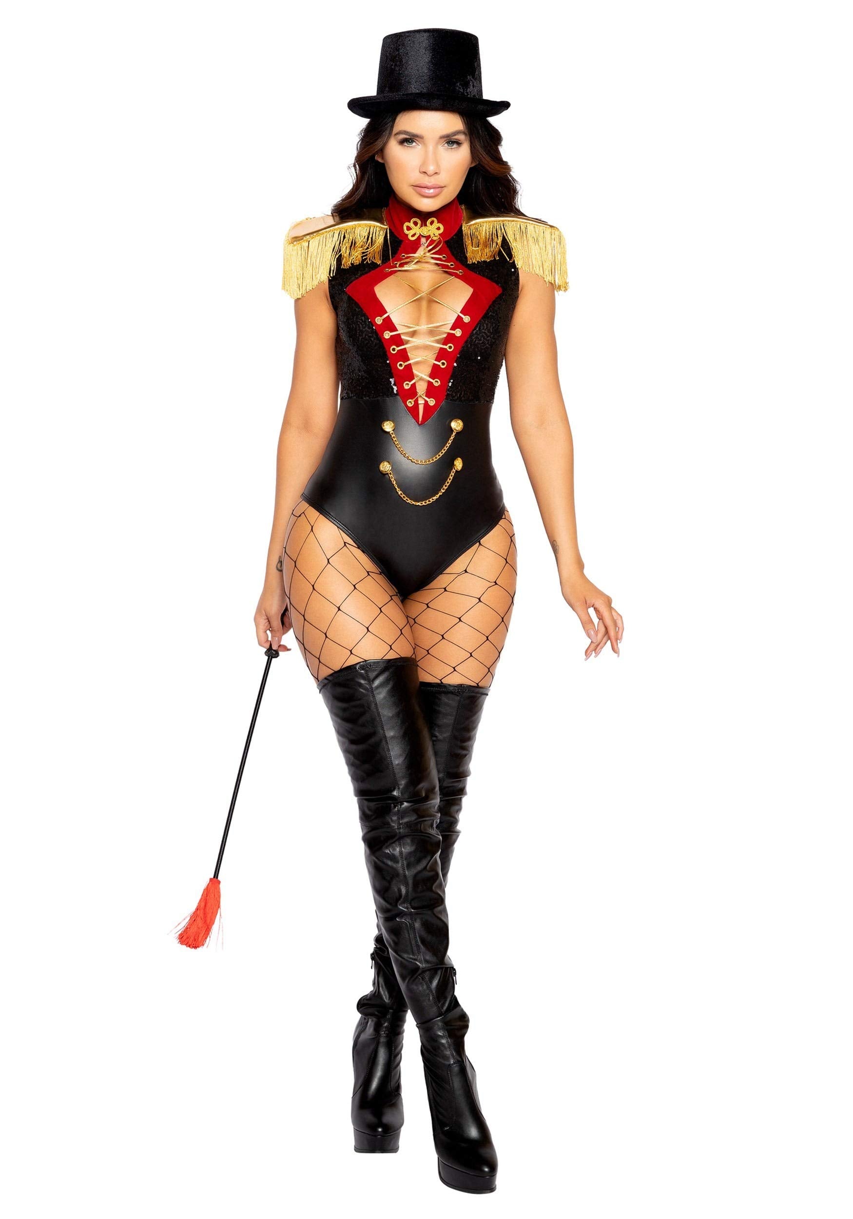 4976 - 2pc Beauty Ringmaster - Large / Black/Red/Gold
