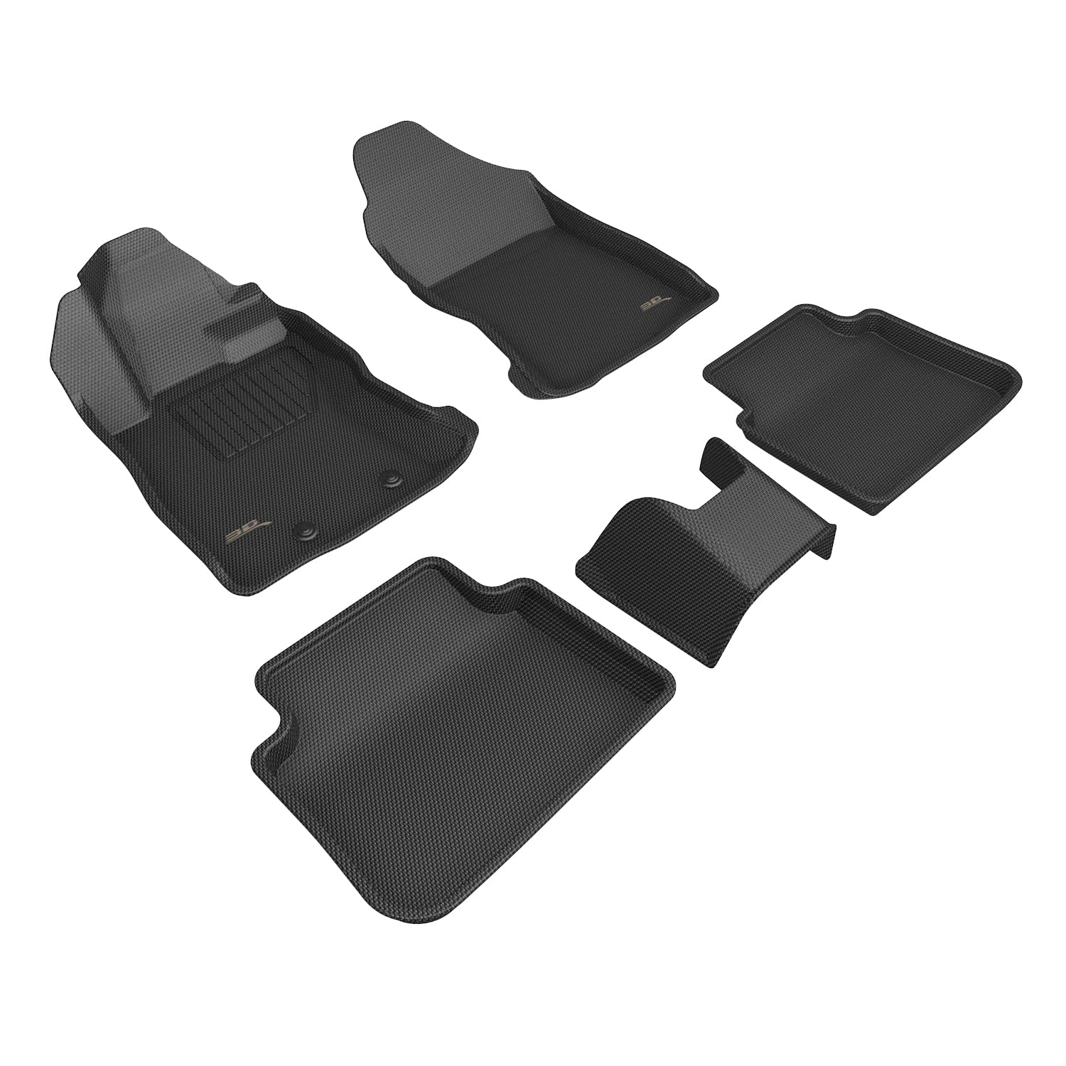 3D MAXpider Compatible with SUBARU CROSSTREK 2024-2026 KAGU BLACK R1 R2