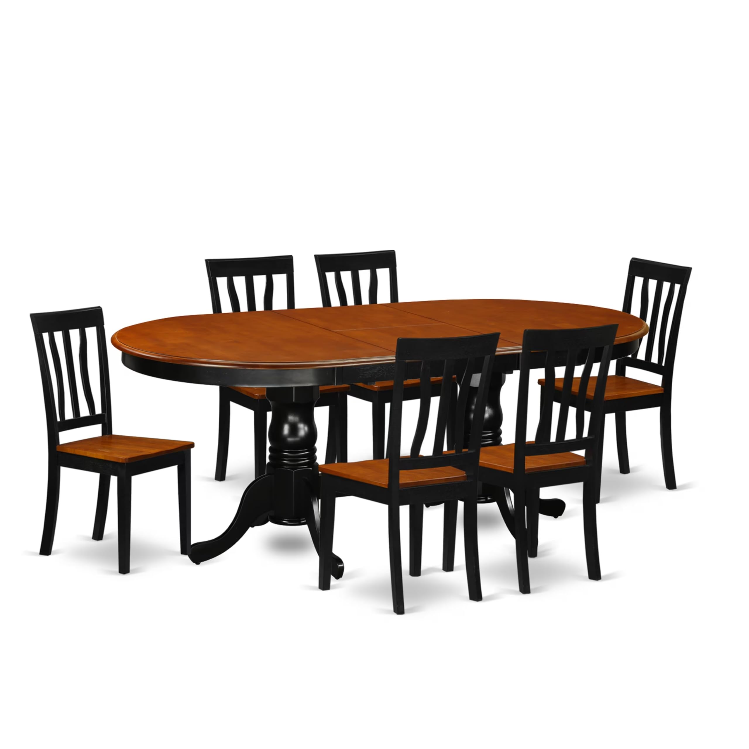 7  Pc  Dining  room  set-Dining  Table  with  6  Dining  Chairs