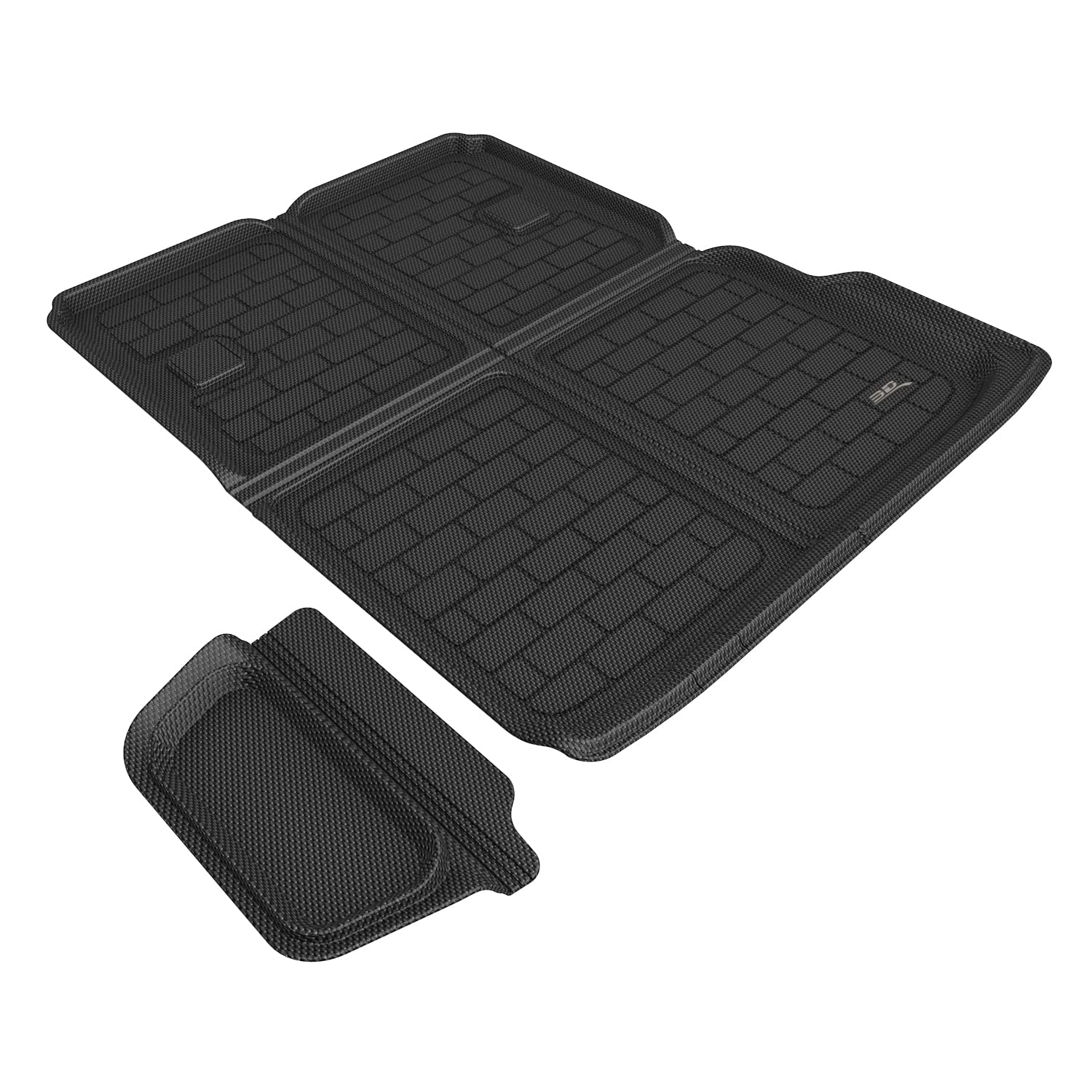 3D MAXpider Compatible with MERCEDES-BENZ S-CLASS SEDAN (V223) 2021-2026 / AMG S 63 E PERFORMANCE SEDAN 2024-2026 KAGU BLACK FOLDABLE CARGO RIGHT W/ CARGO NET