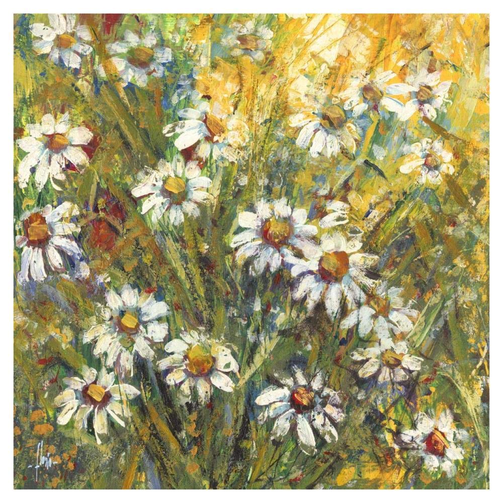 Margherite nel sole-Paper Art-38x38”