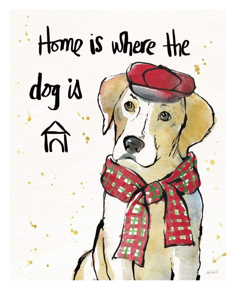Strike a Paws II Christmas -Paper Art-24x30”