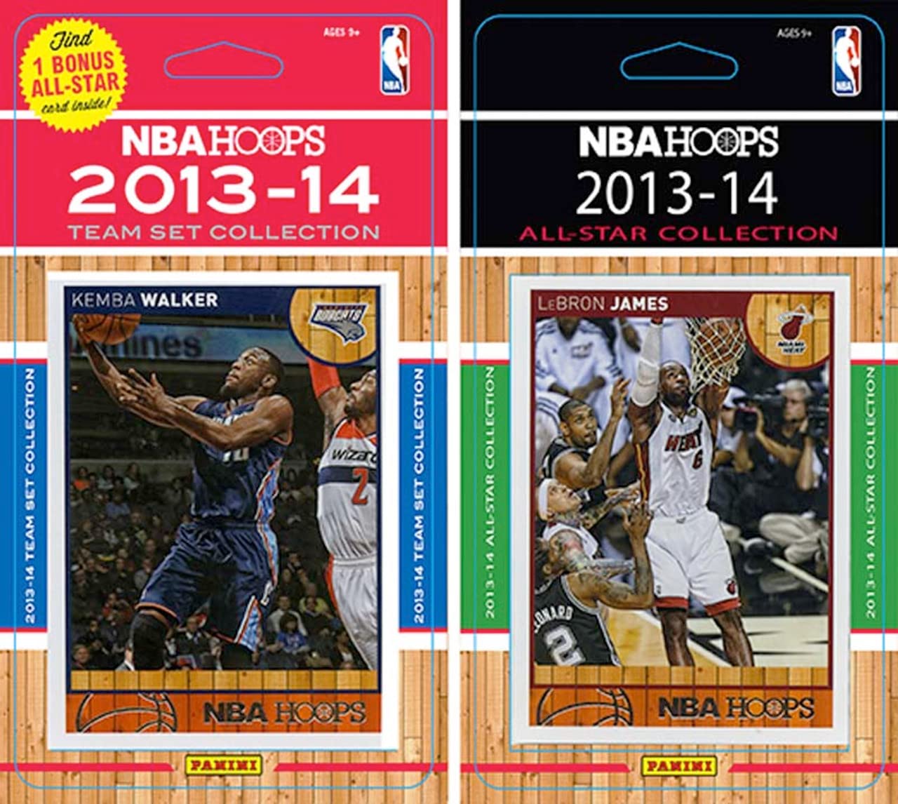 NBA Charlotte Bobcats Licensed 2013-14 Hoops Team Set Plus 2013-24 Hoops All-Star Set