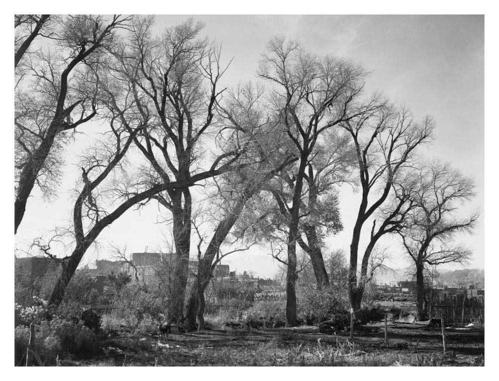 At Taos Pueblo National Historic Landmark, New Mexico, ca. 1941-1942-Paper Art-18x14”