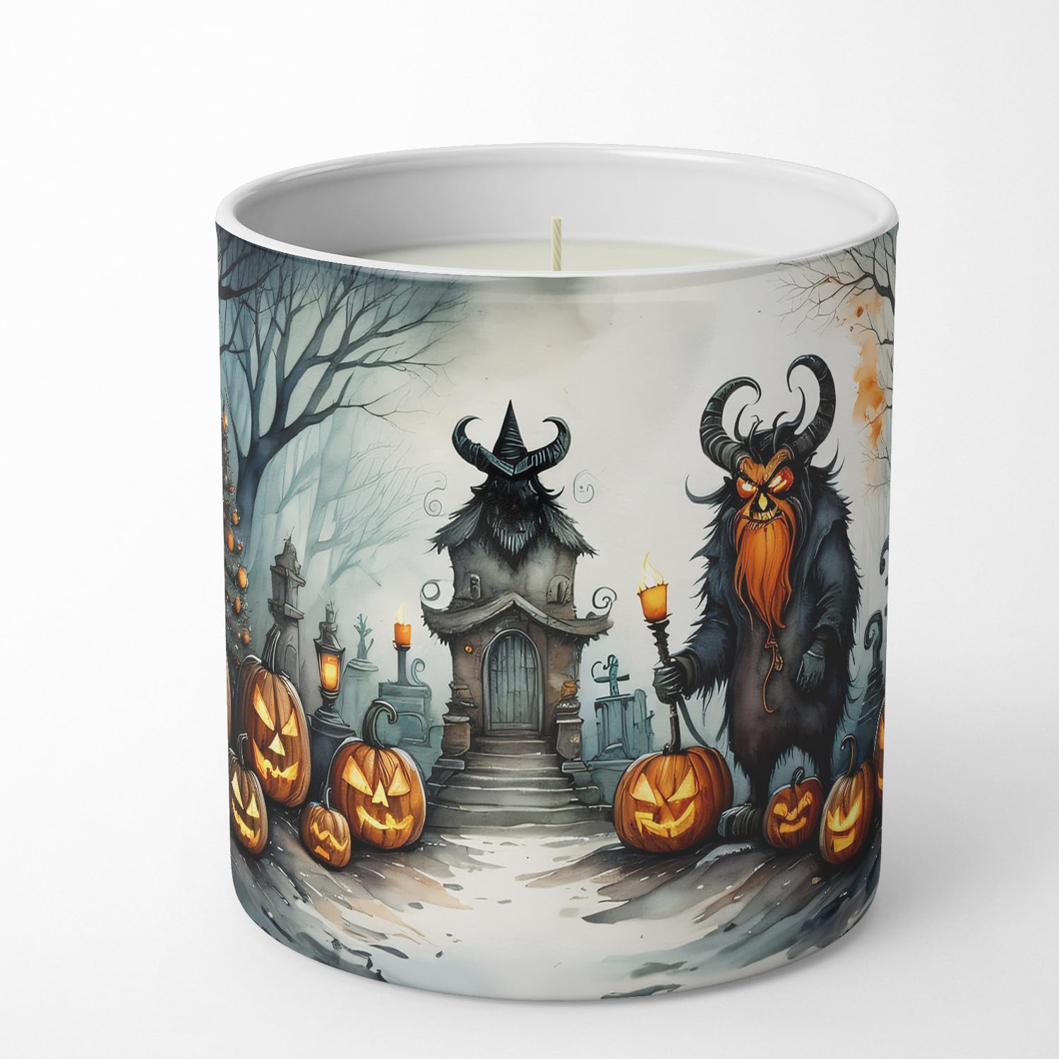 Krampus The Christmas Demon Spooky Halloween Decorative Soy Candle