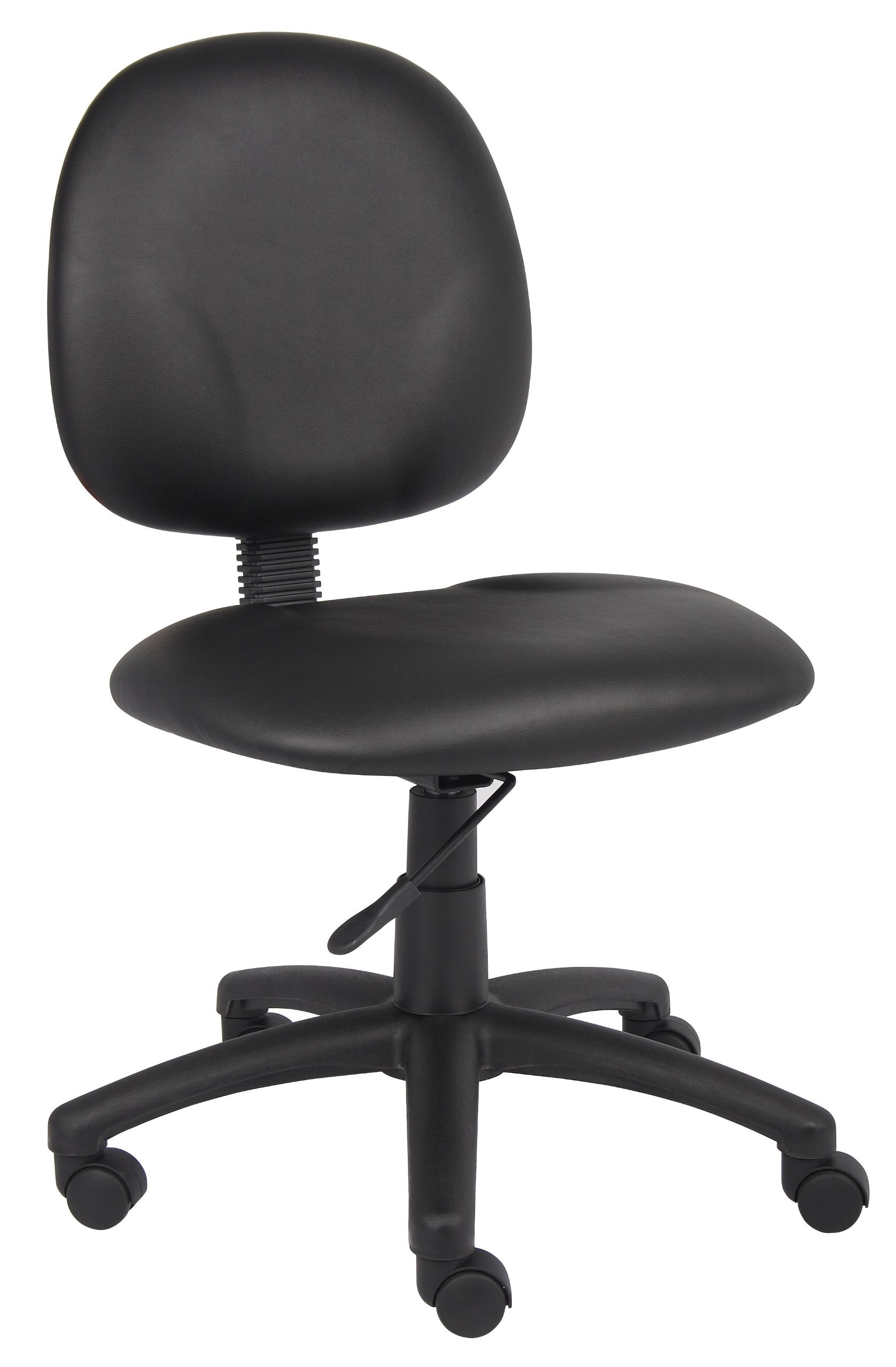 Boss Diamond Task Chair In Black Antimicrobial Vinyl