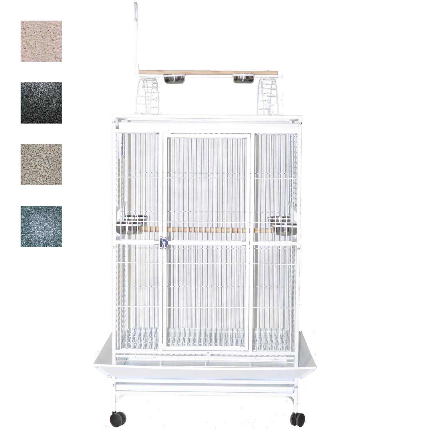 36x28″ Play Top Cage with 1″ Bar Spacing 8003628 Platinum