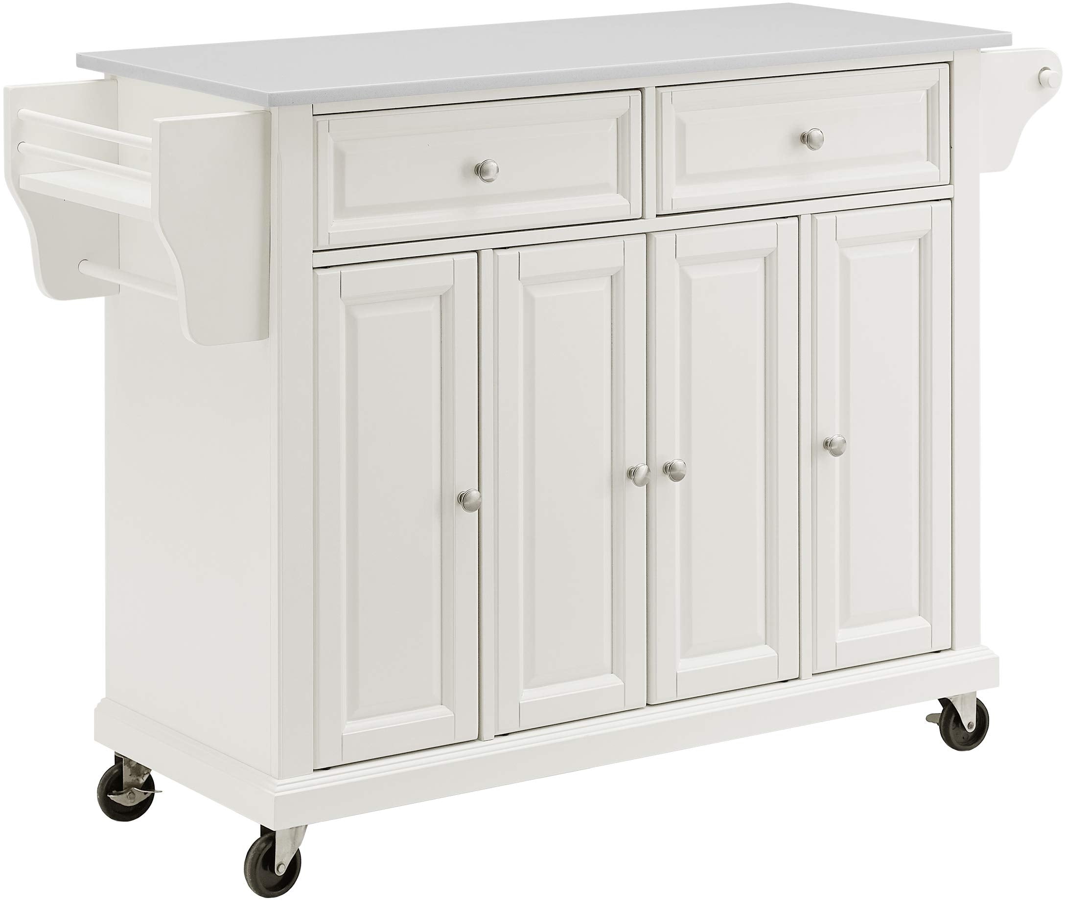 Full Size Granite Top Kitchen Cart