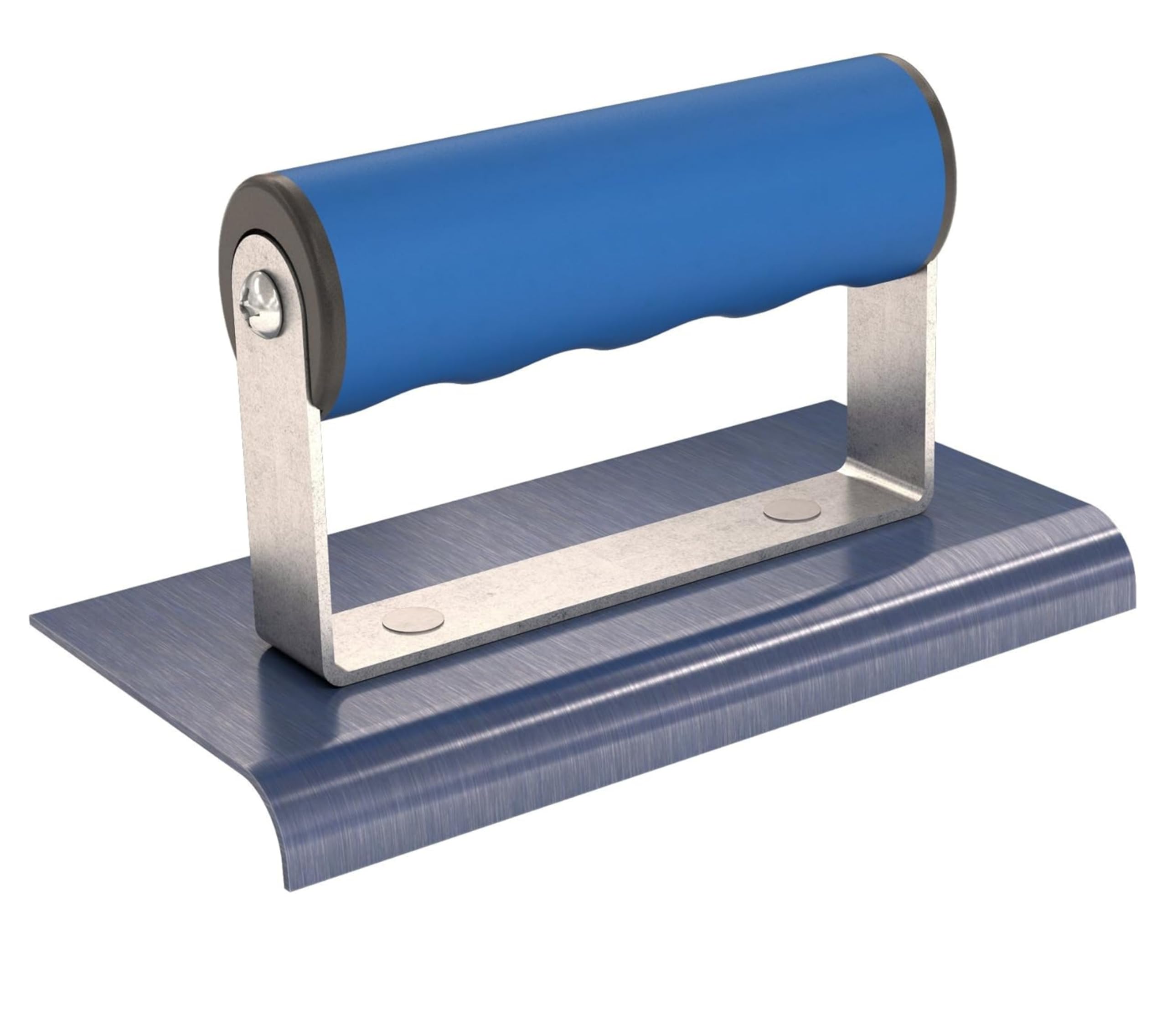 Bon 22-712 Edger - Blue Steel 6-inch X 3-inch - 3/8-inch Radius 1/2-inch Lip Comfort Grip Handle