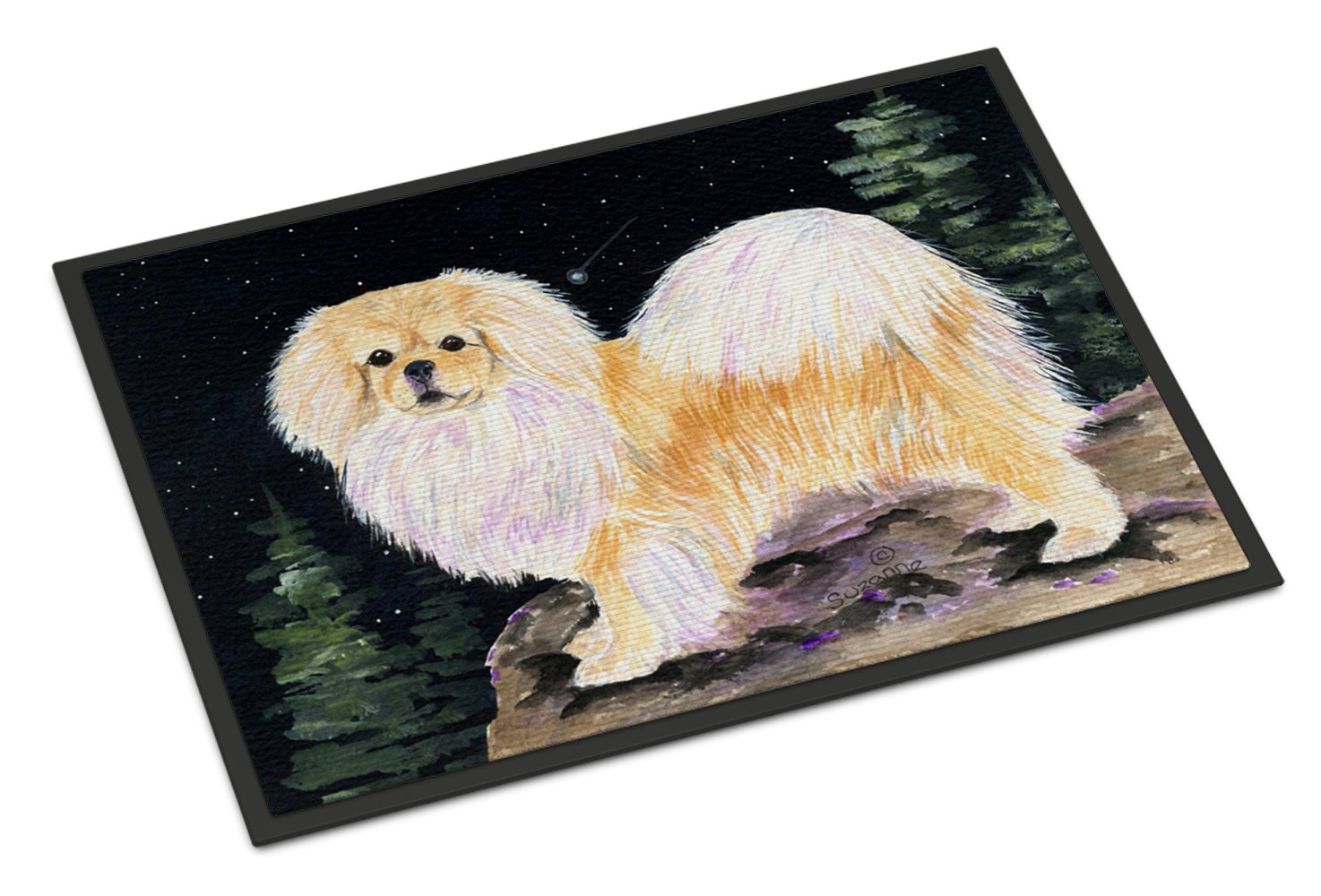 Starry Night Tibetan Spaniel Indoor or Outdoor Mat 24x36