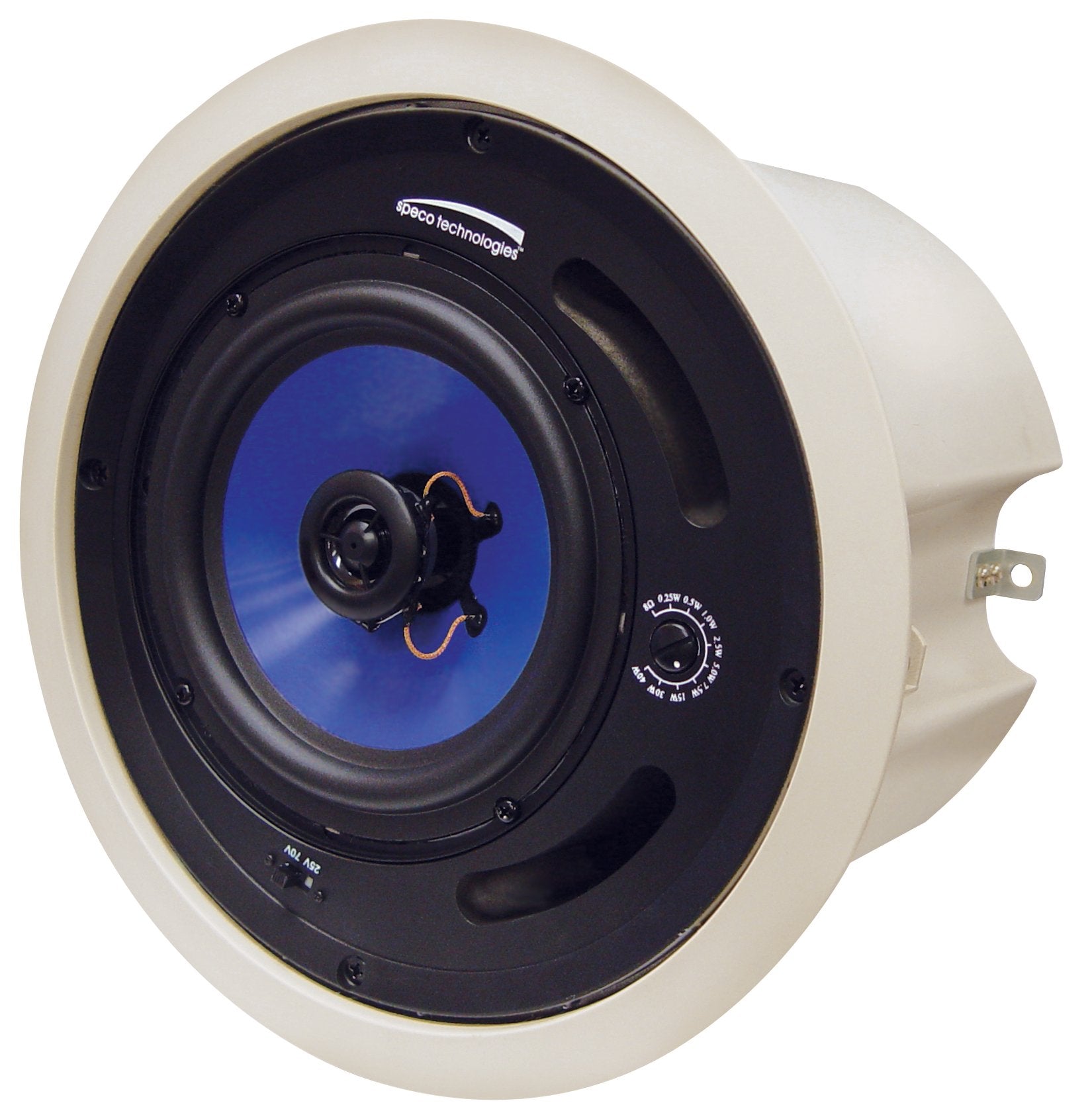 5.25″ 25/70V Speaker with Back