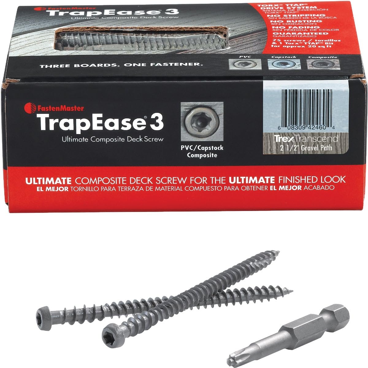TRAPEZ SCRW 2.5TAN 75PC (Pack of 1)