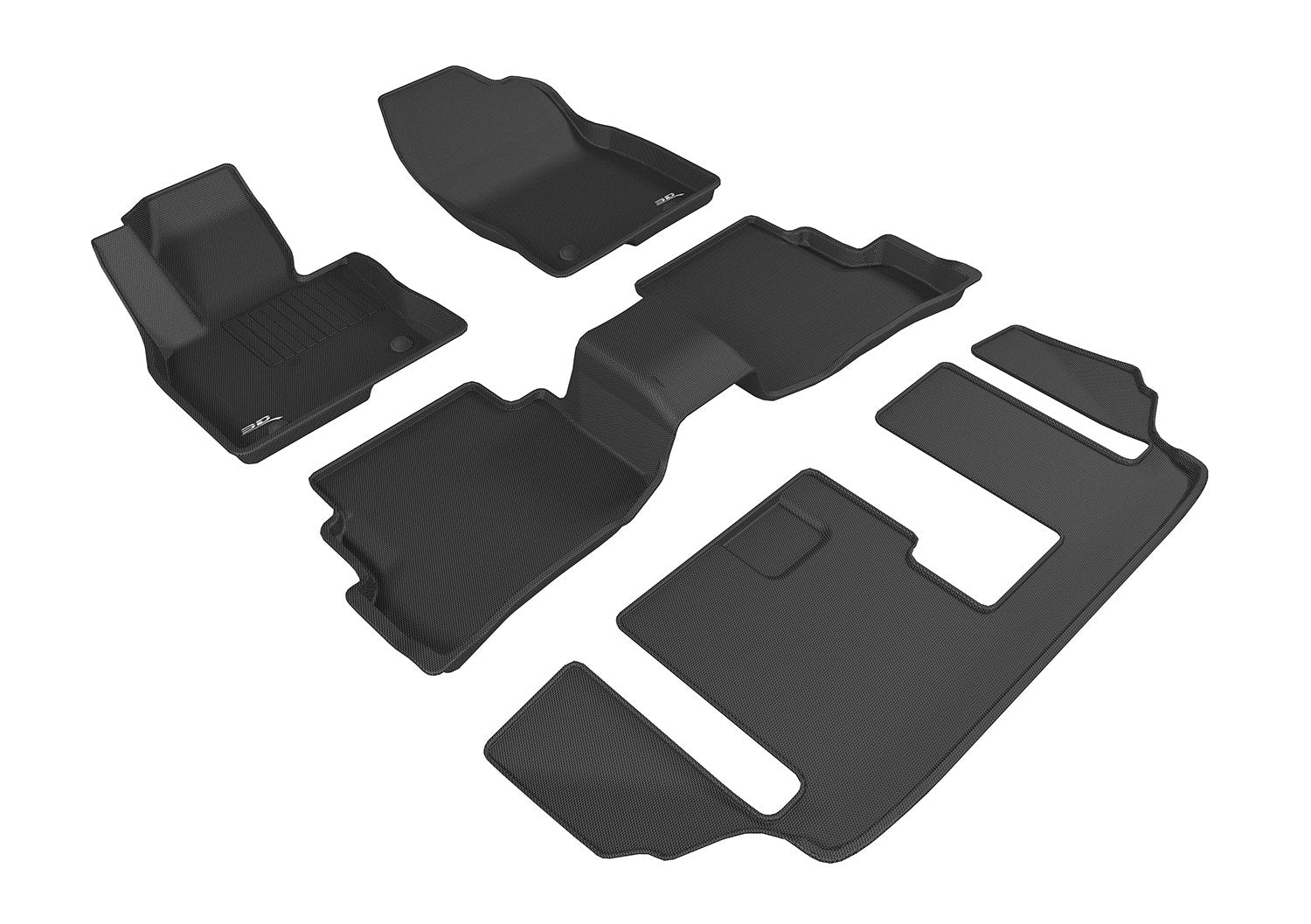 3D MAXpider MAZDA CX-9 7-SEAT 2016-2022 KAGU BLACK R1 R2 R3