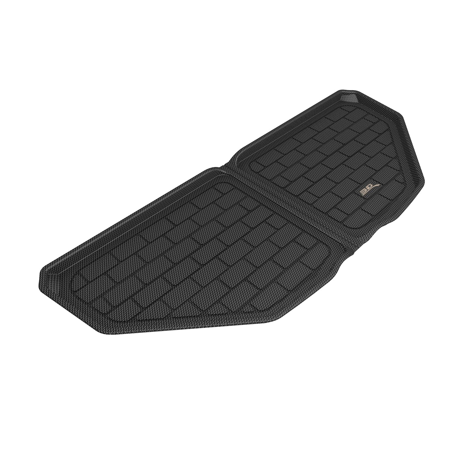 3D MAXpider Compatible with RIVIAN R1T / R1S 2025-2026 KAGU BLACK FOLDABLE FRONT TRUNK CARGO LINER
